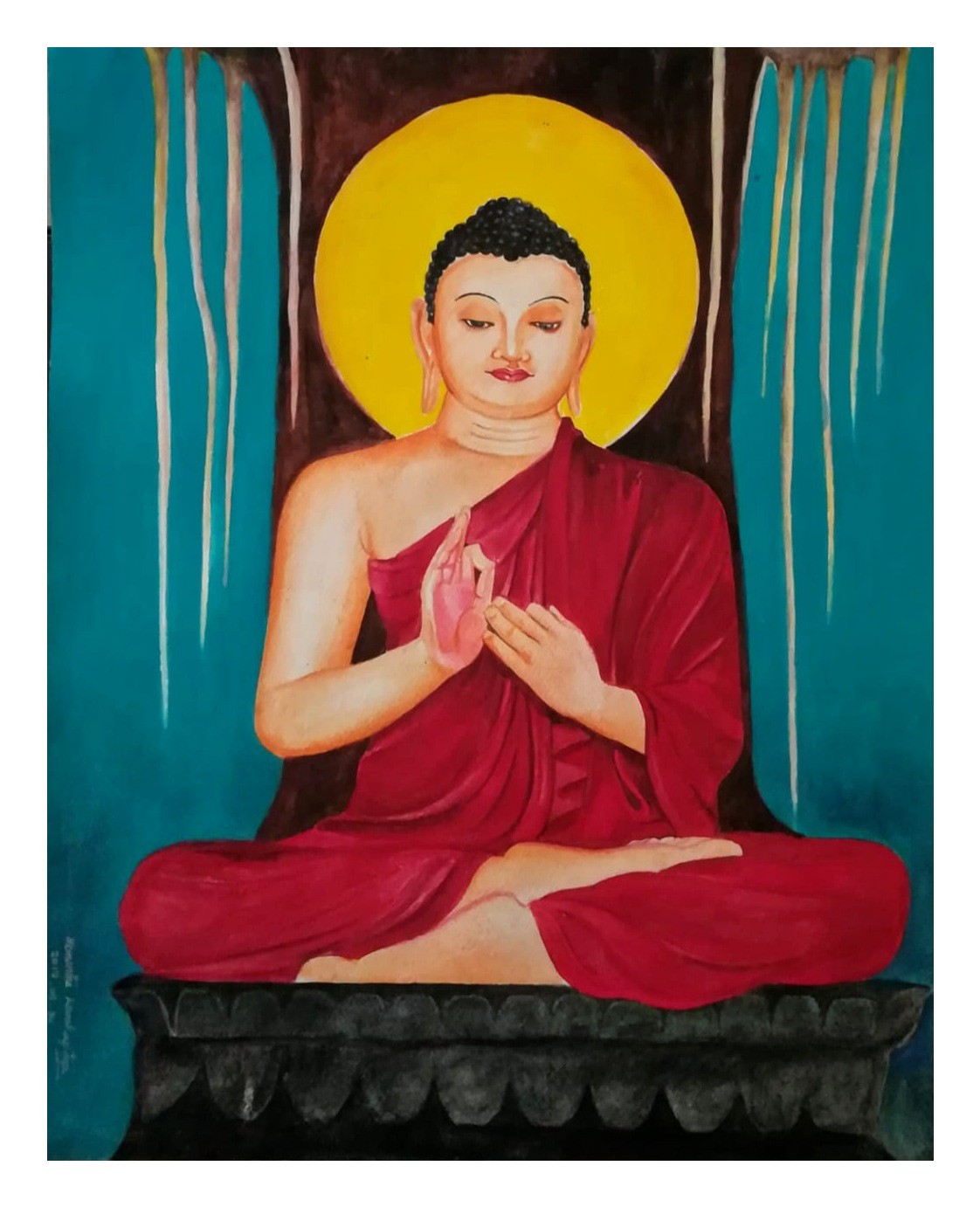 Lord Buddha by Hemantha Warakapitiya