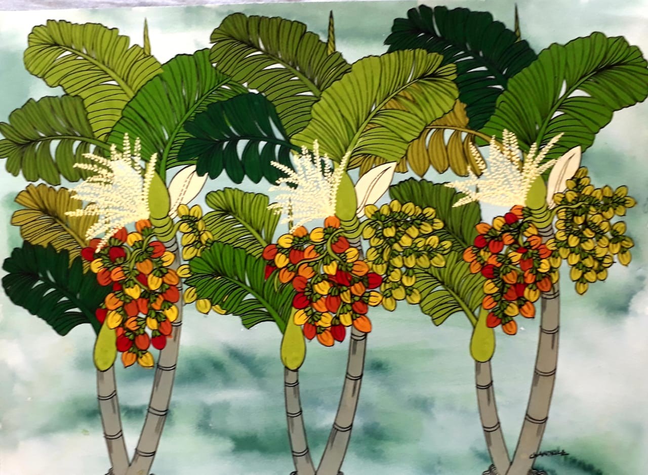 Palm Trees by Chandrika Shiromani
