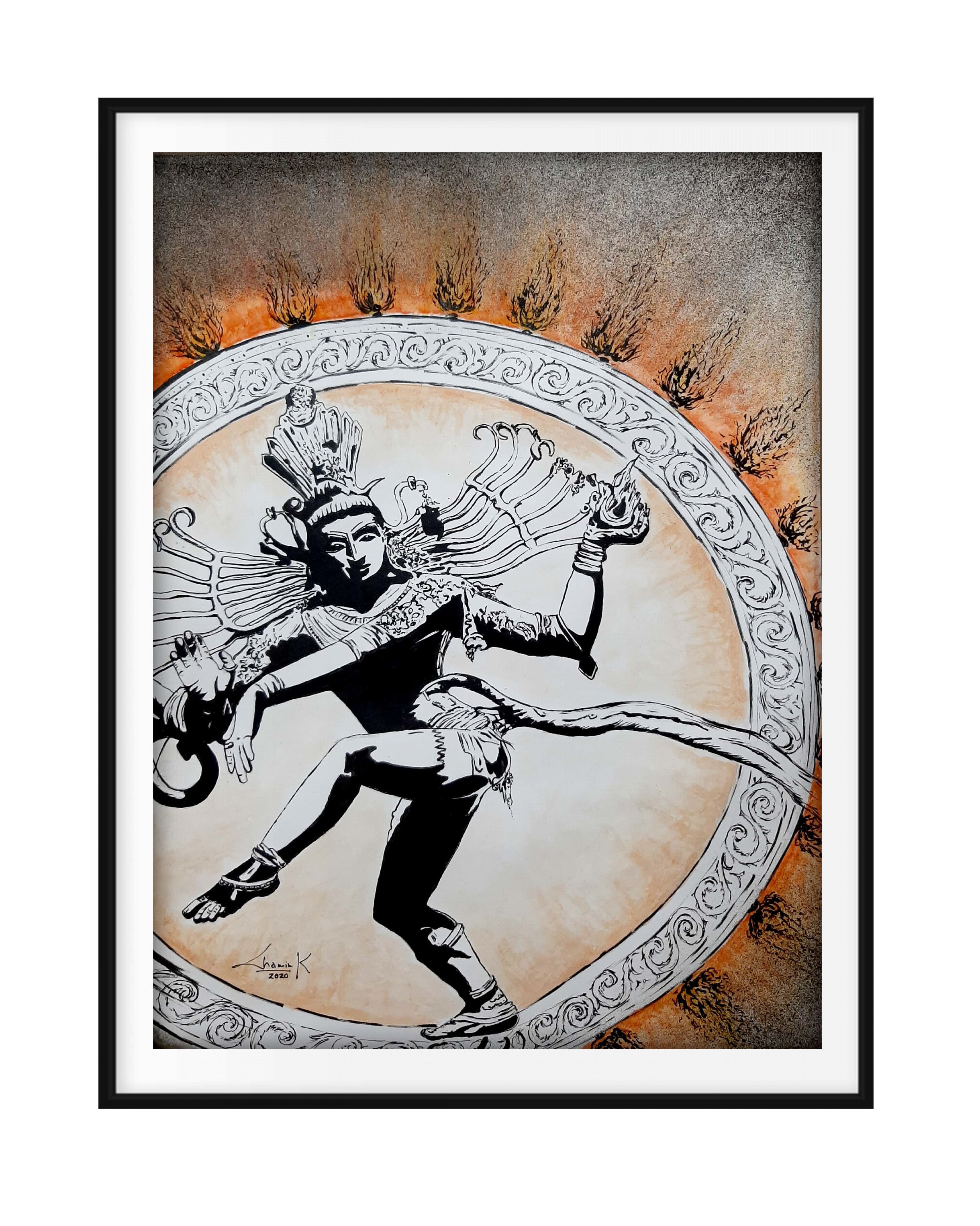 DANCE OF SHIVA by Chamin Kalubowila