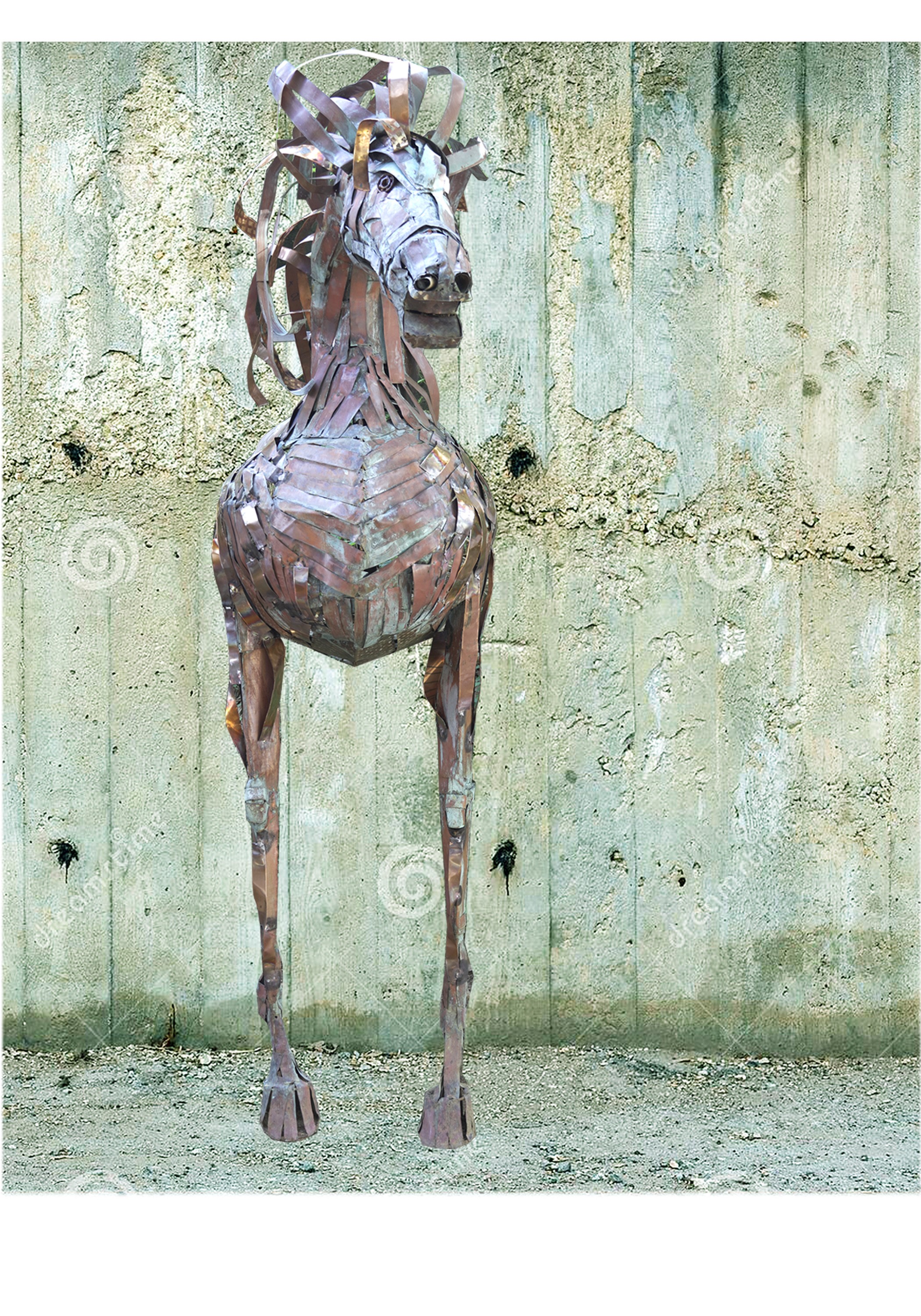 copper horse by Nalin Jayasena