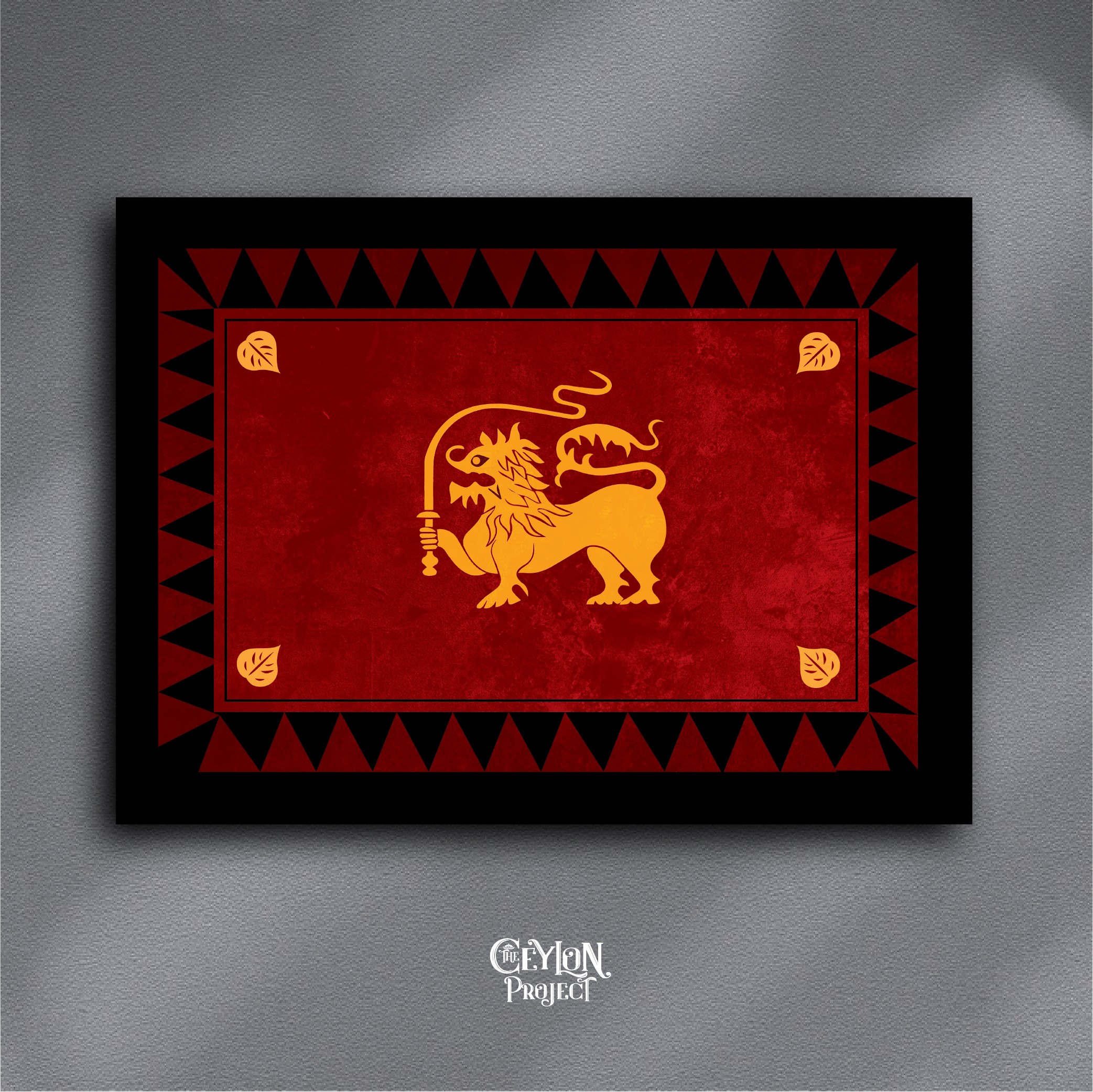 Lion Flag by Ceylon Project