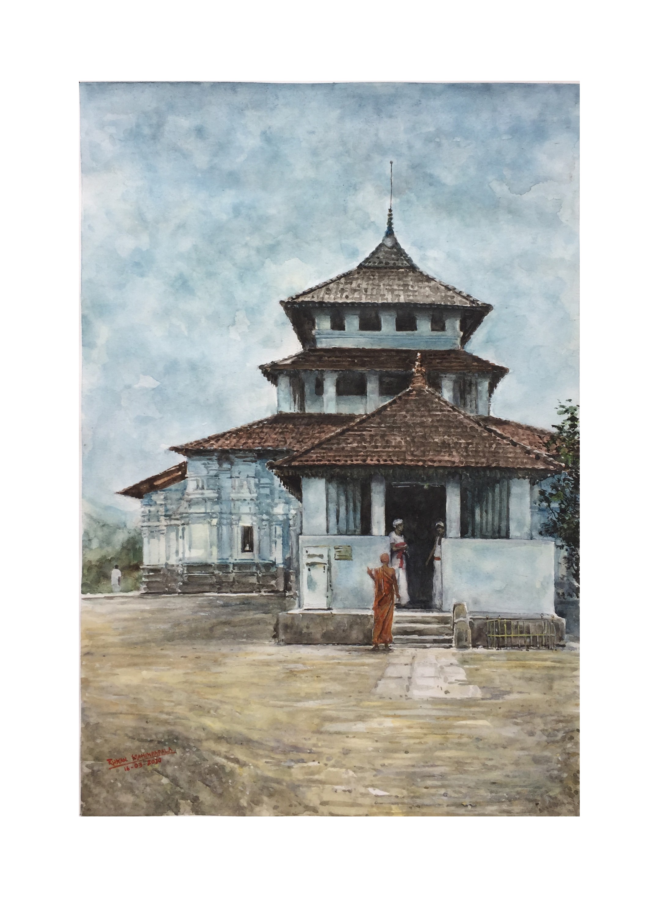 Lankathilaka Viharaya by RUWAN MAHINDAPALA