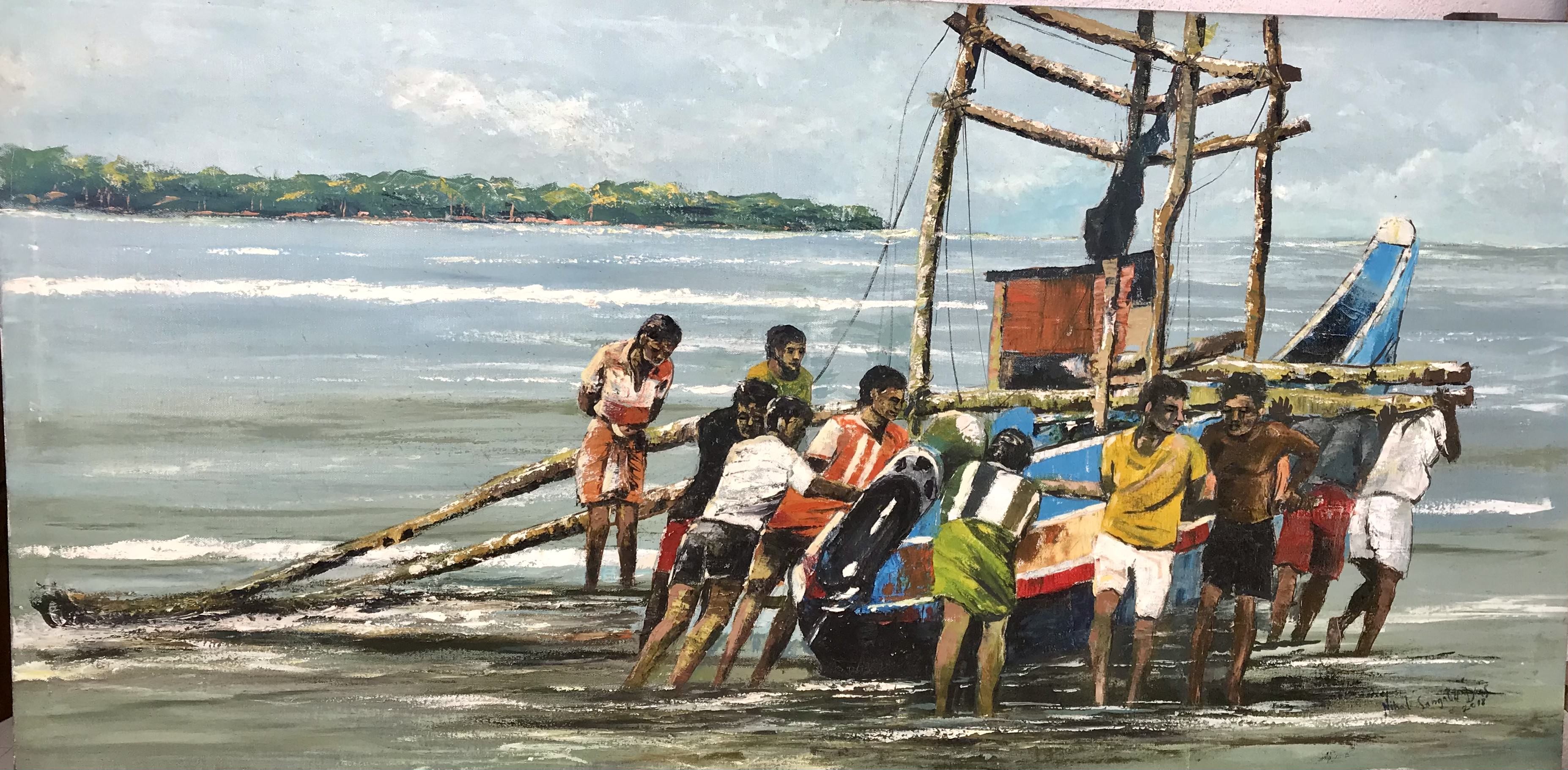 Weligama - Live Sketches by Nihal Sangabo Dias