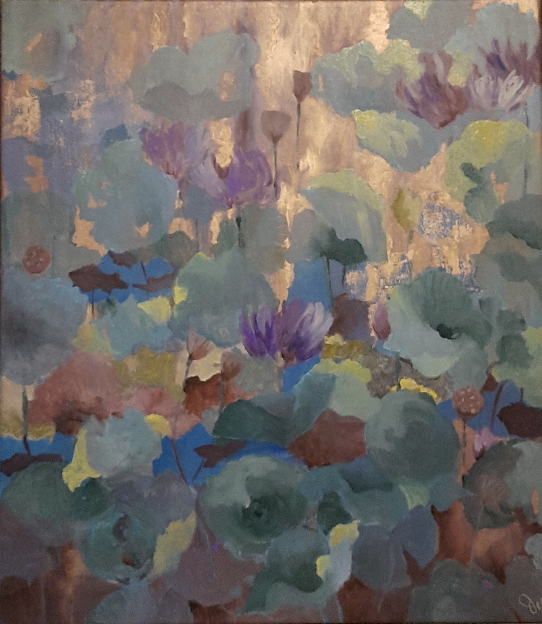 Lotus splendour by Jean wijesekera