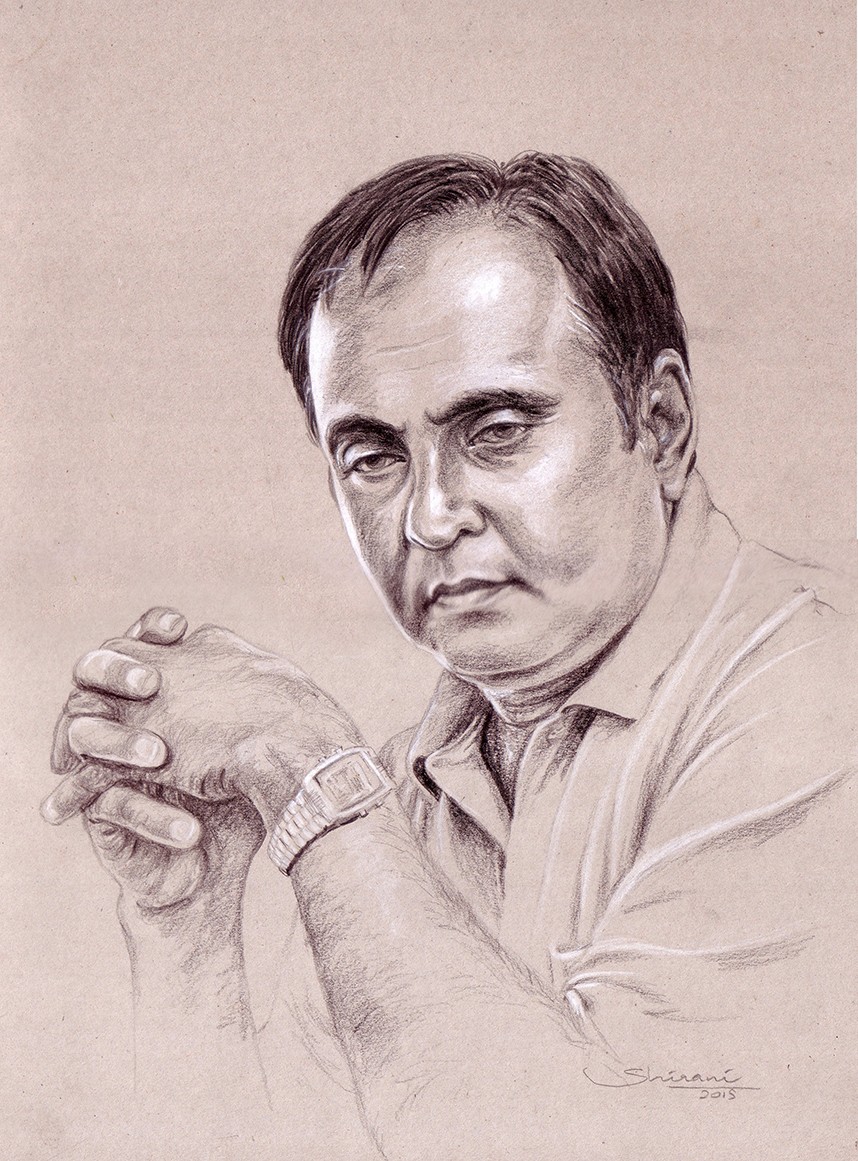 Pencil Portrait by Shirani Nanayakkara