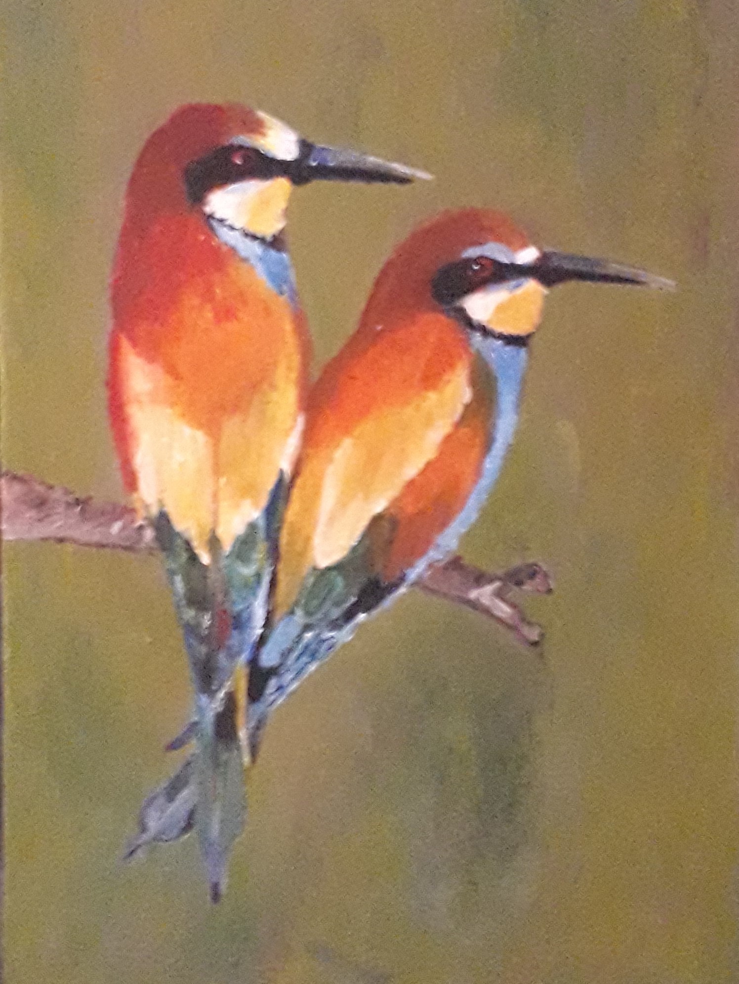 Bee Eaters by Simpson David