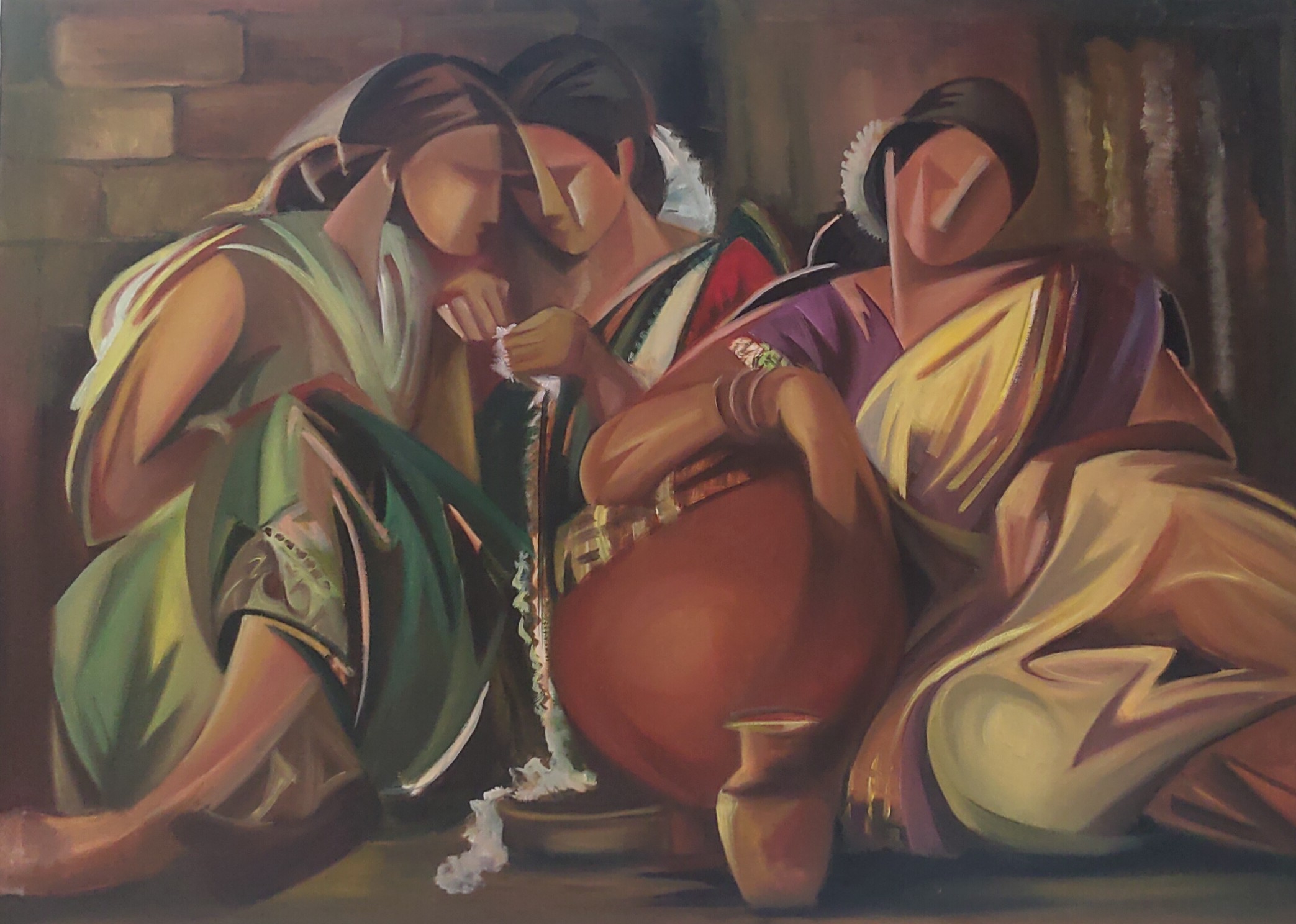 Domestic Apsaras by Charita Lay