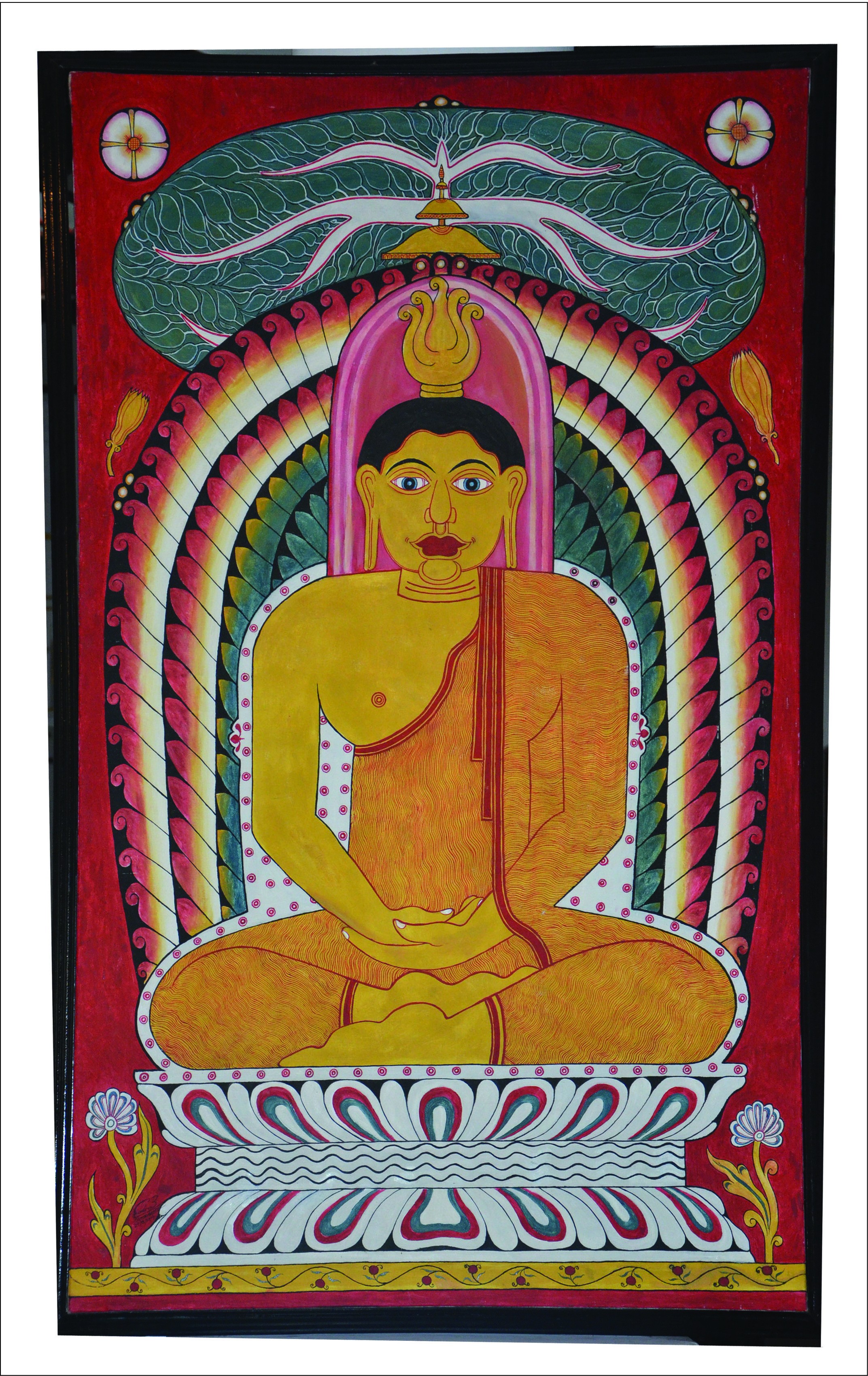 Kandian Buddha painting by Chandana Bandara Samarakoon