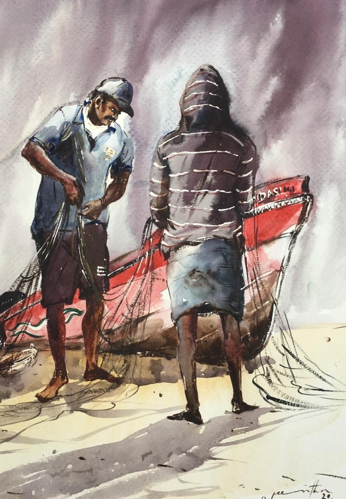 Fishermen by Jeewantha Samarakoon