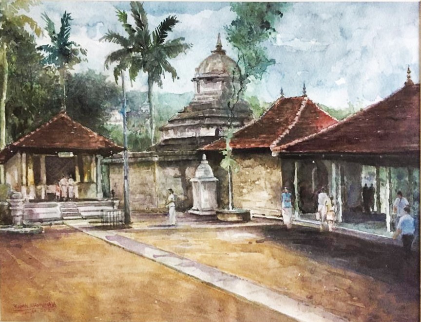 Natha Devale in Kandy by RUWAN MAHINDAPALA