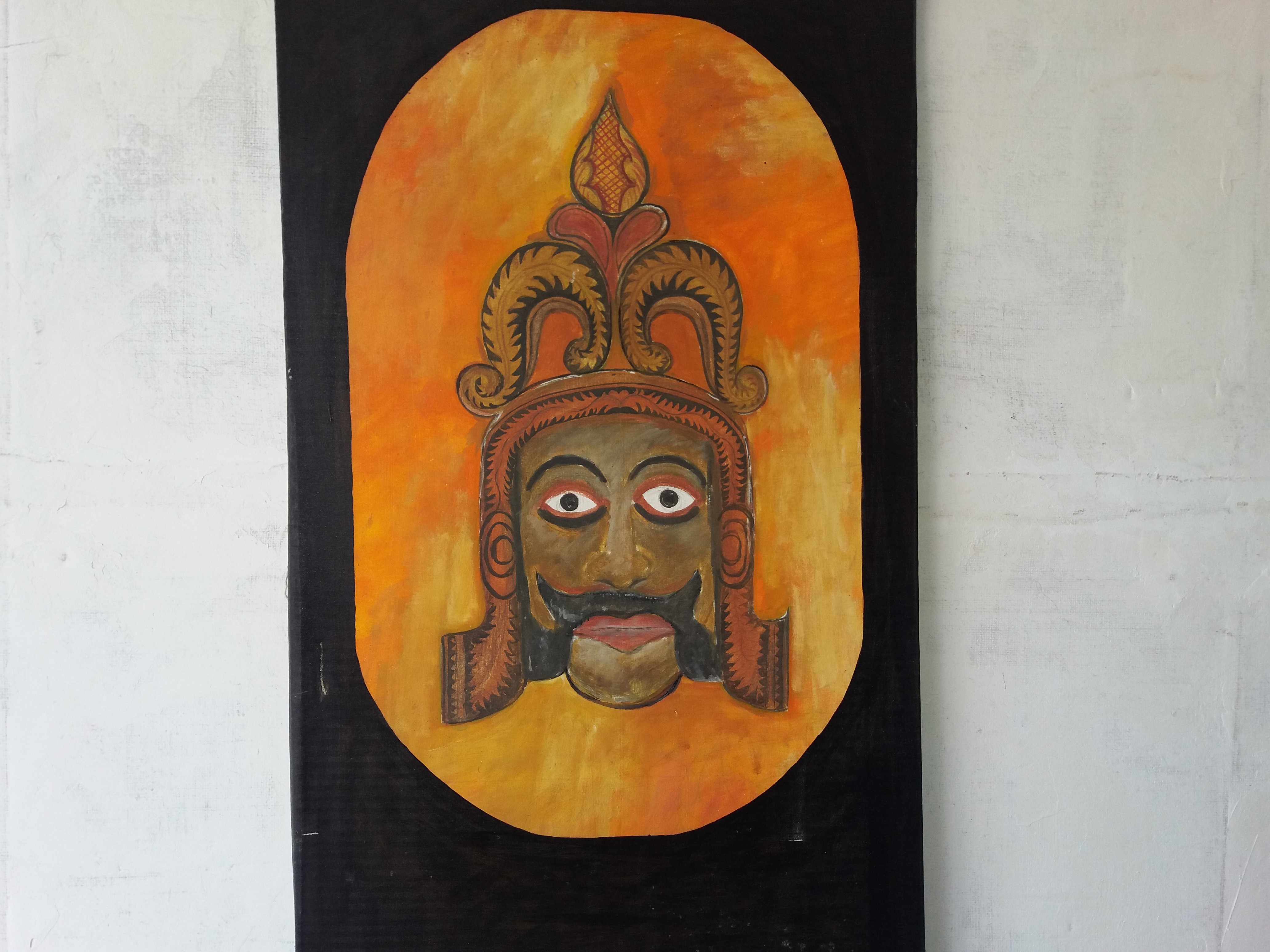 Sri Lankan traditional masks by Aloka Jayathilake