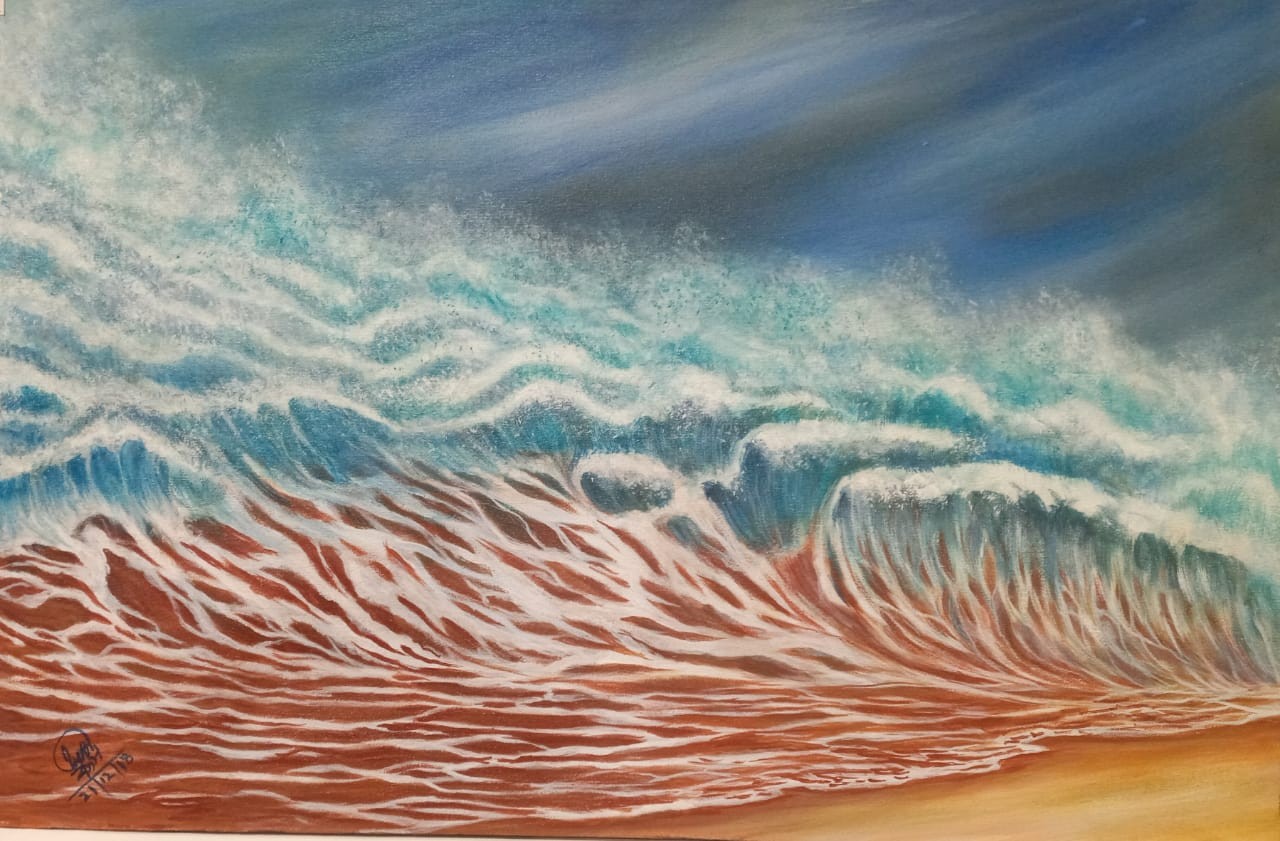 Waves by SUMITH FERNANDO