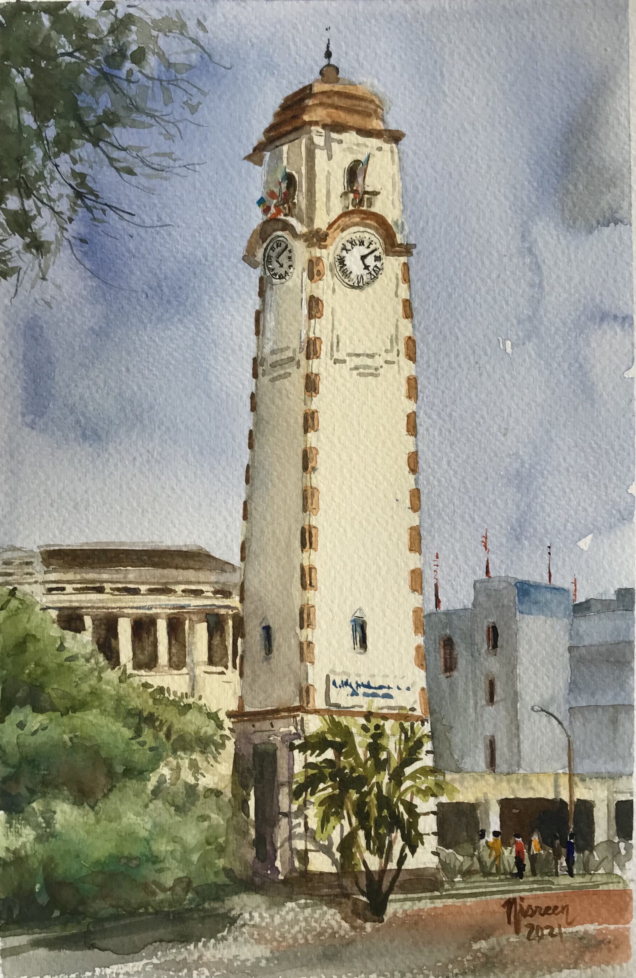 Khan clock tower Pettah by Nisreen Amiruddeen