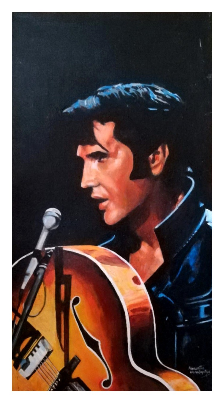 Elvis Presley by Hemantha Warakapitiya