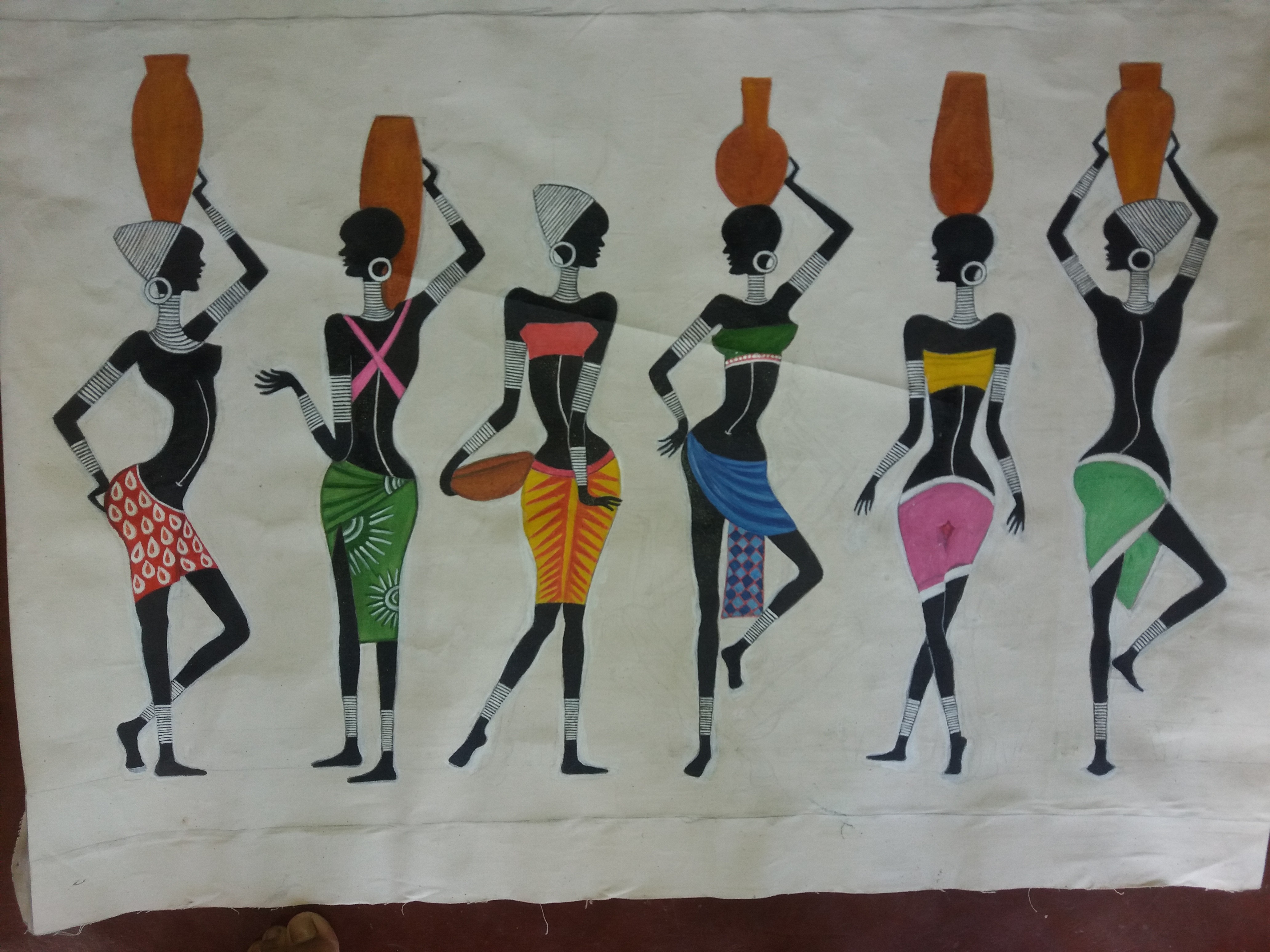 African Ladies by Nandasena Dalugama