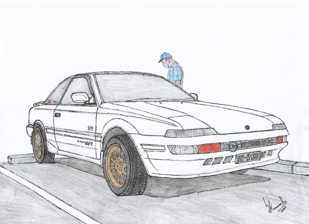 Toyota Sprinter Trueno AE91 by Lahiru Karunaratne