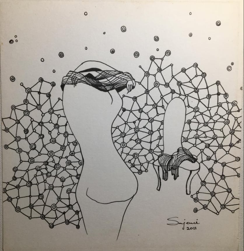 women and space by Sajeewani Hewawitharana