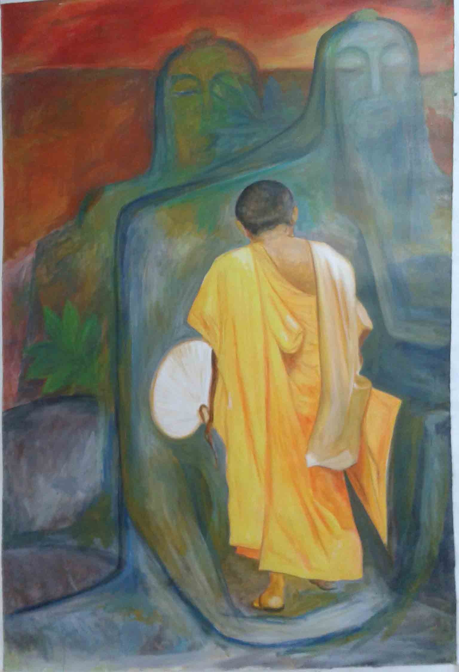 A monk by Wasantha Namaskara