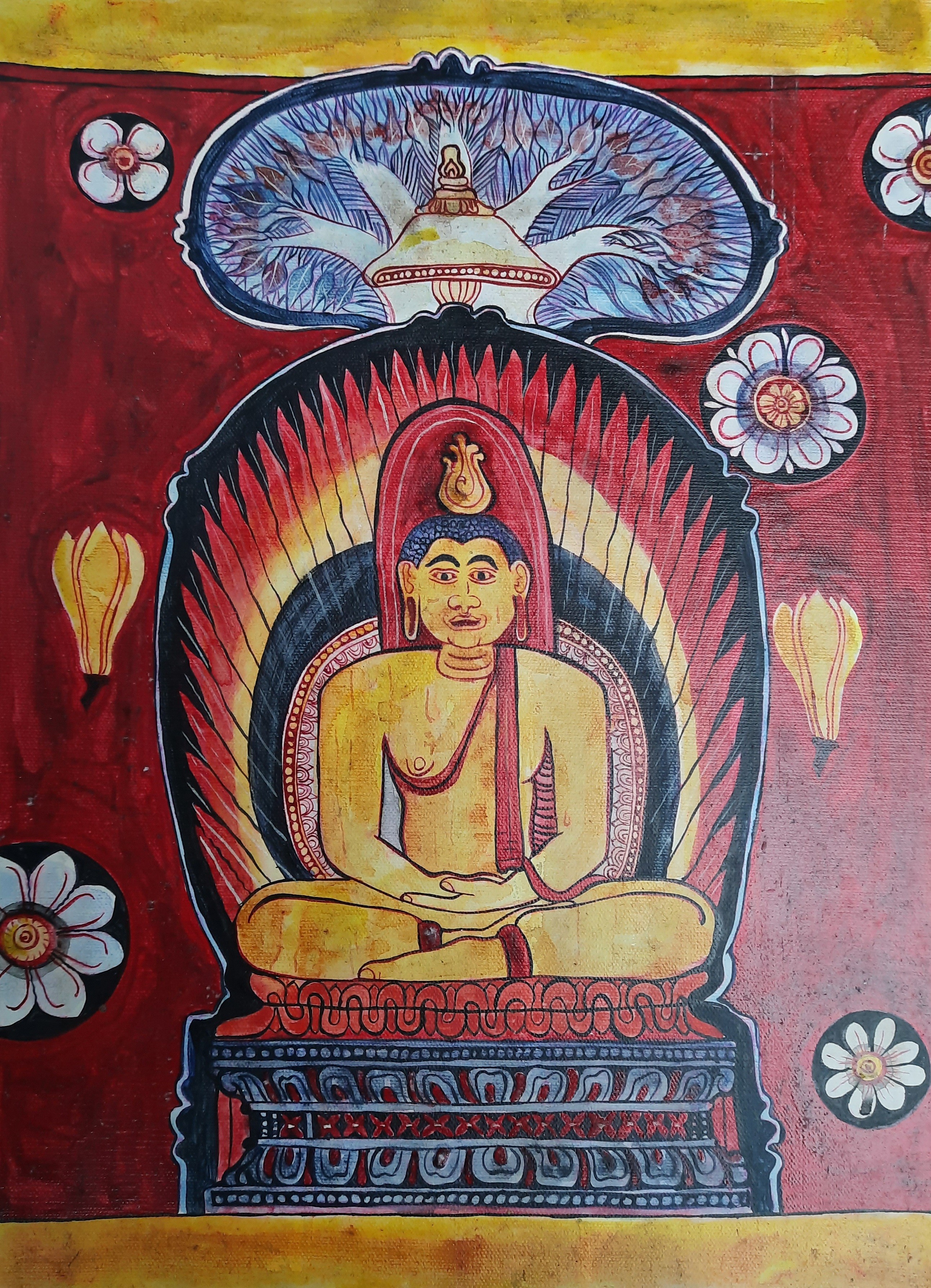 Buddha by Sanjeewa Ilangarathne