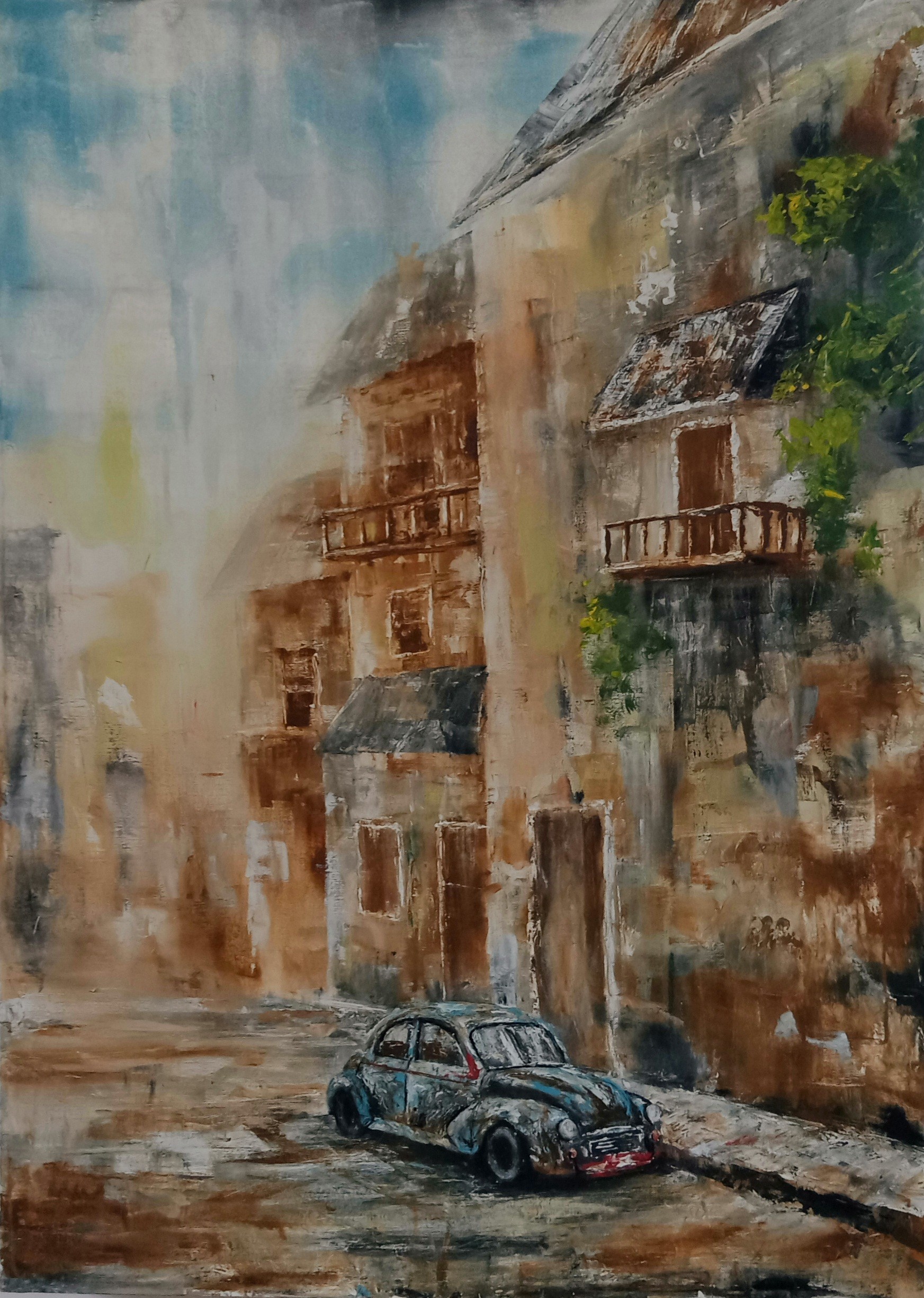 Old City by Madhawa Chandraratne