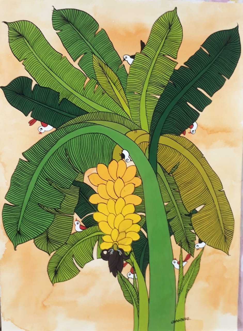 Banana Tree by Chandrika Shiromani
