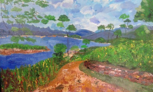 The Castlereigh Dam - Sri Lanka by Simpson David