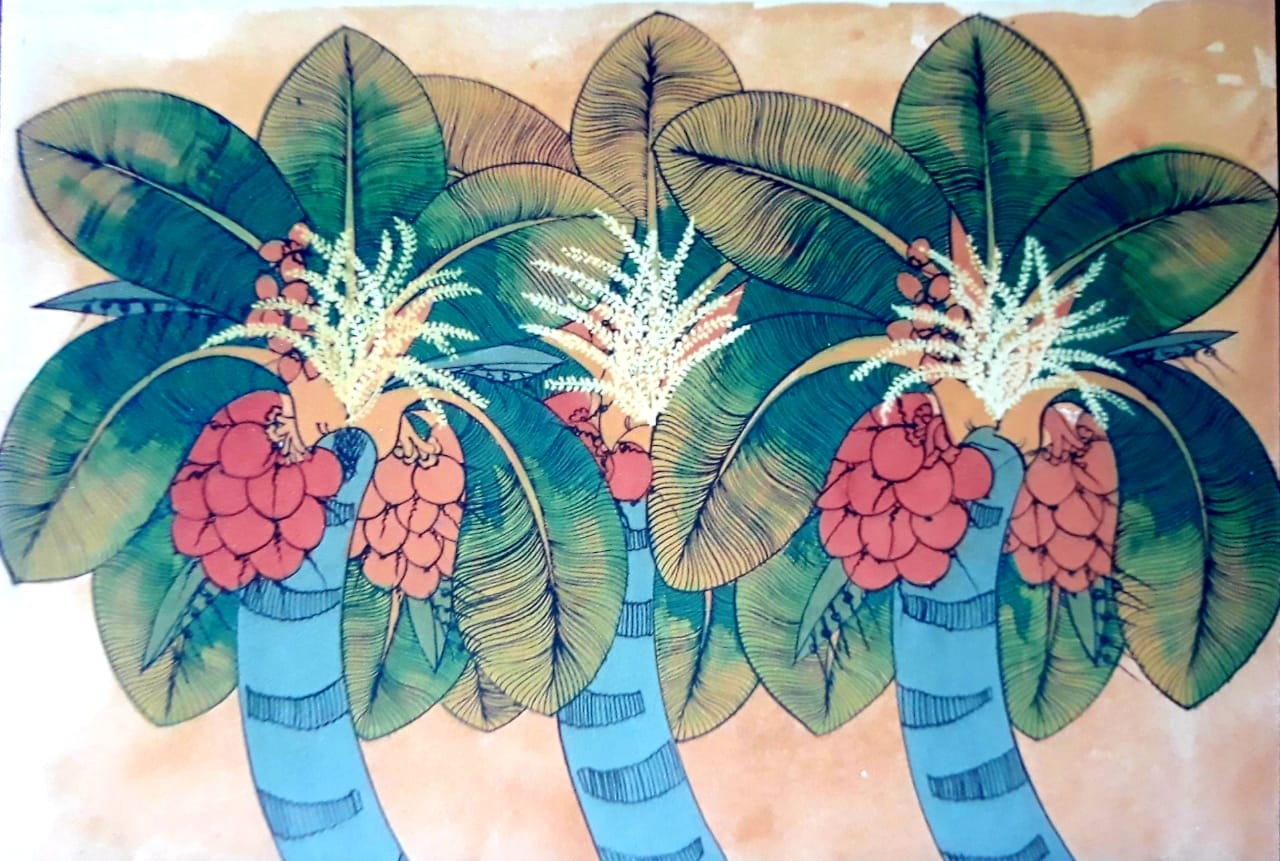 King-Coconut Trees by Chandrika Shiromani