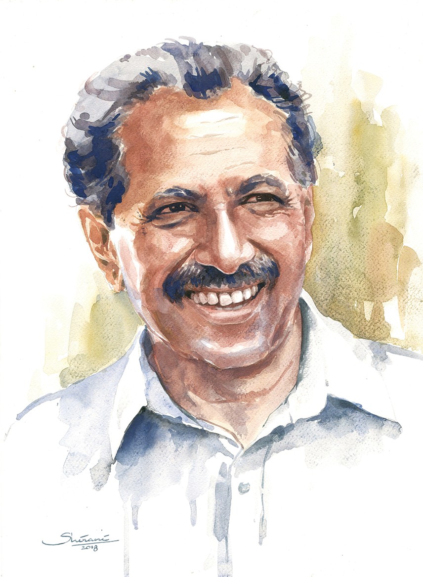 Watercolor Portrait by Shirani Nanayakkara