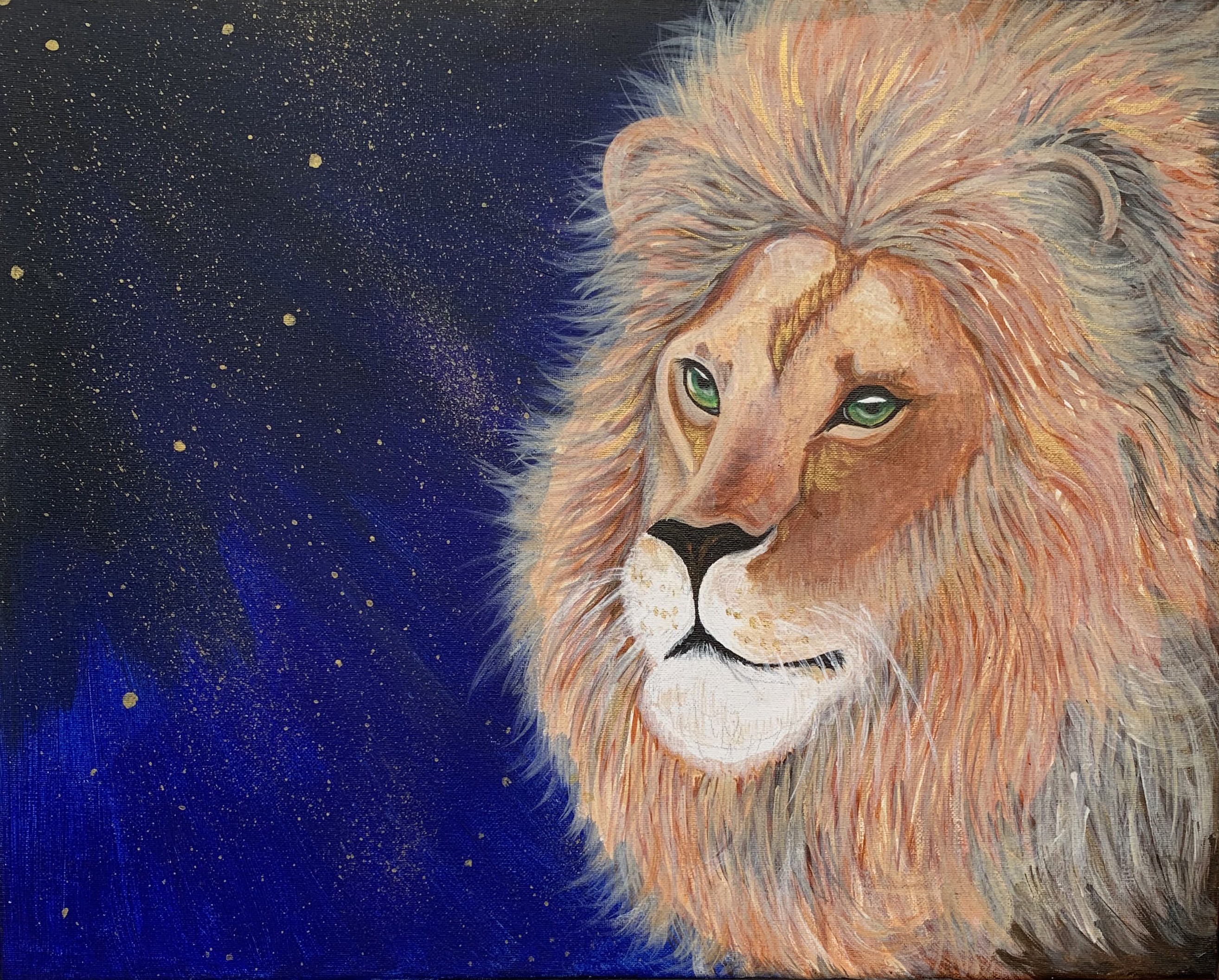Golden Lion by Premila Perera