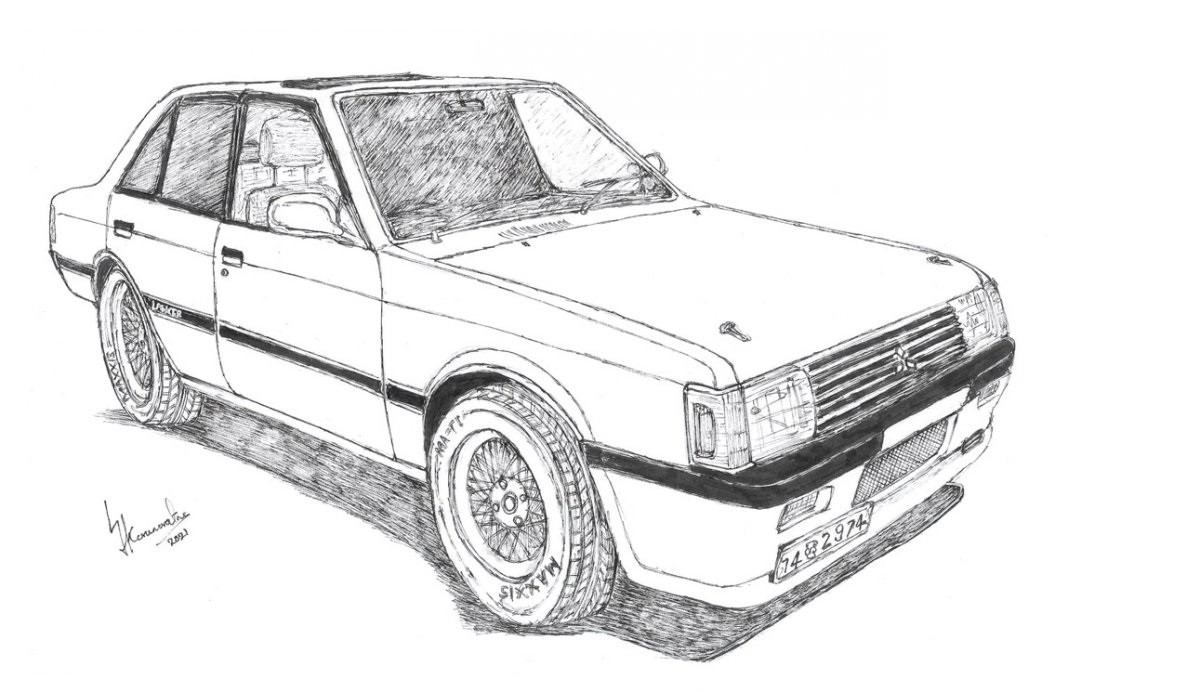 1983 Mitsubishi Lancer 4G12 by Lahiru Karunaratne