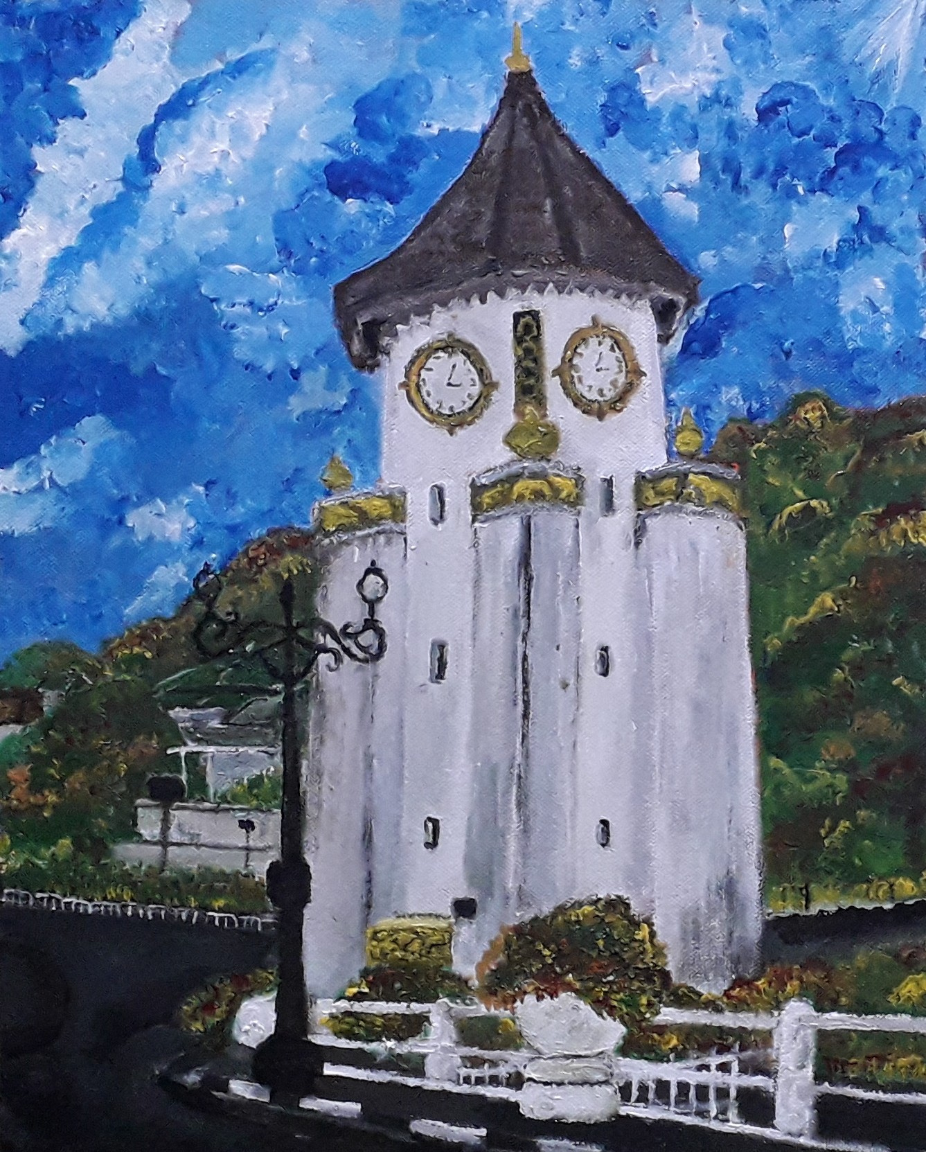 Kandy Clock Tower by Simpson David