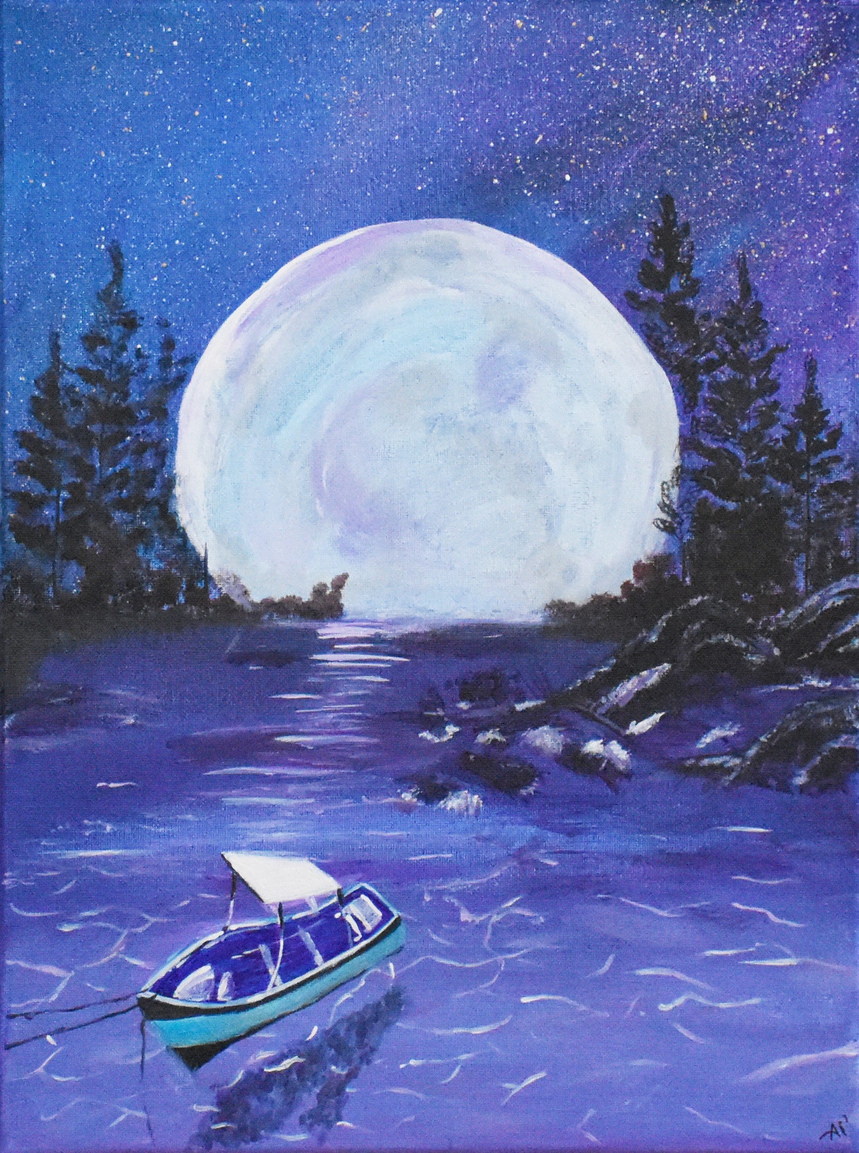 A Mystical Moonlit Night by Aysha Musthafa