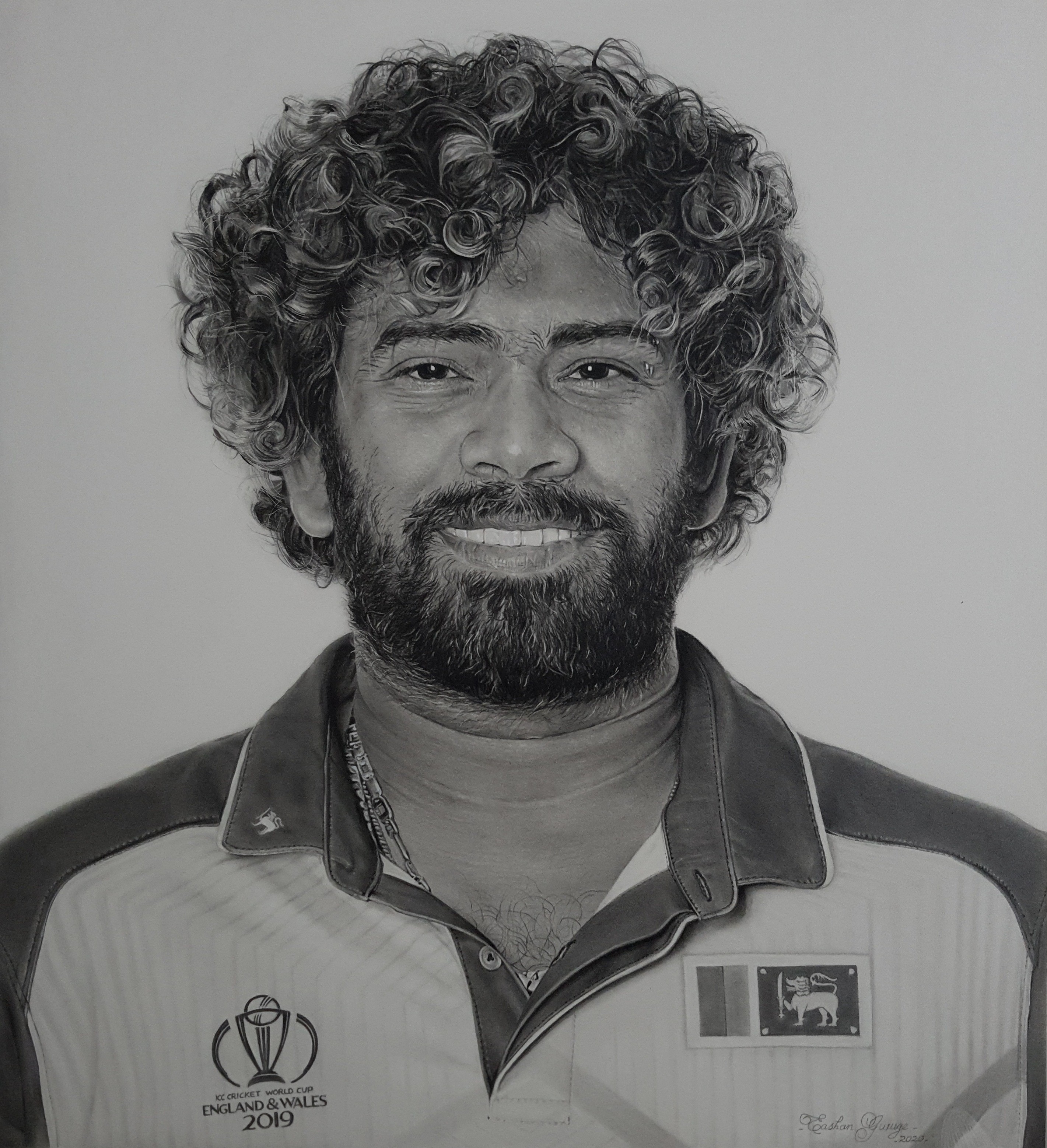 Lasith Malinga by Eashan Guruge