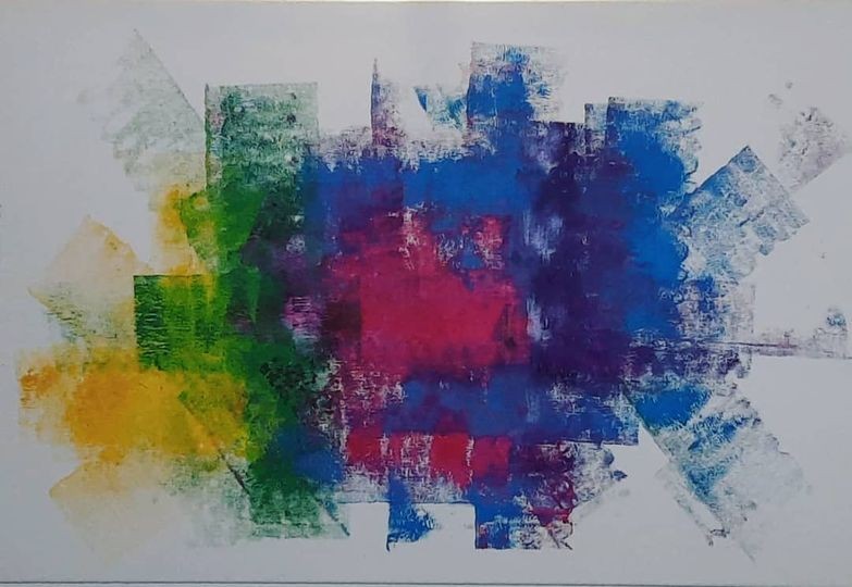 Strokes of Colour - Not Framed by Valdene Fernandopulle
