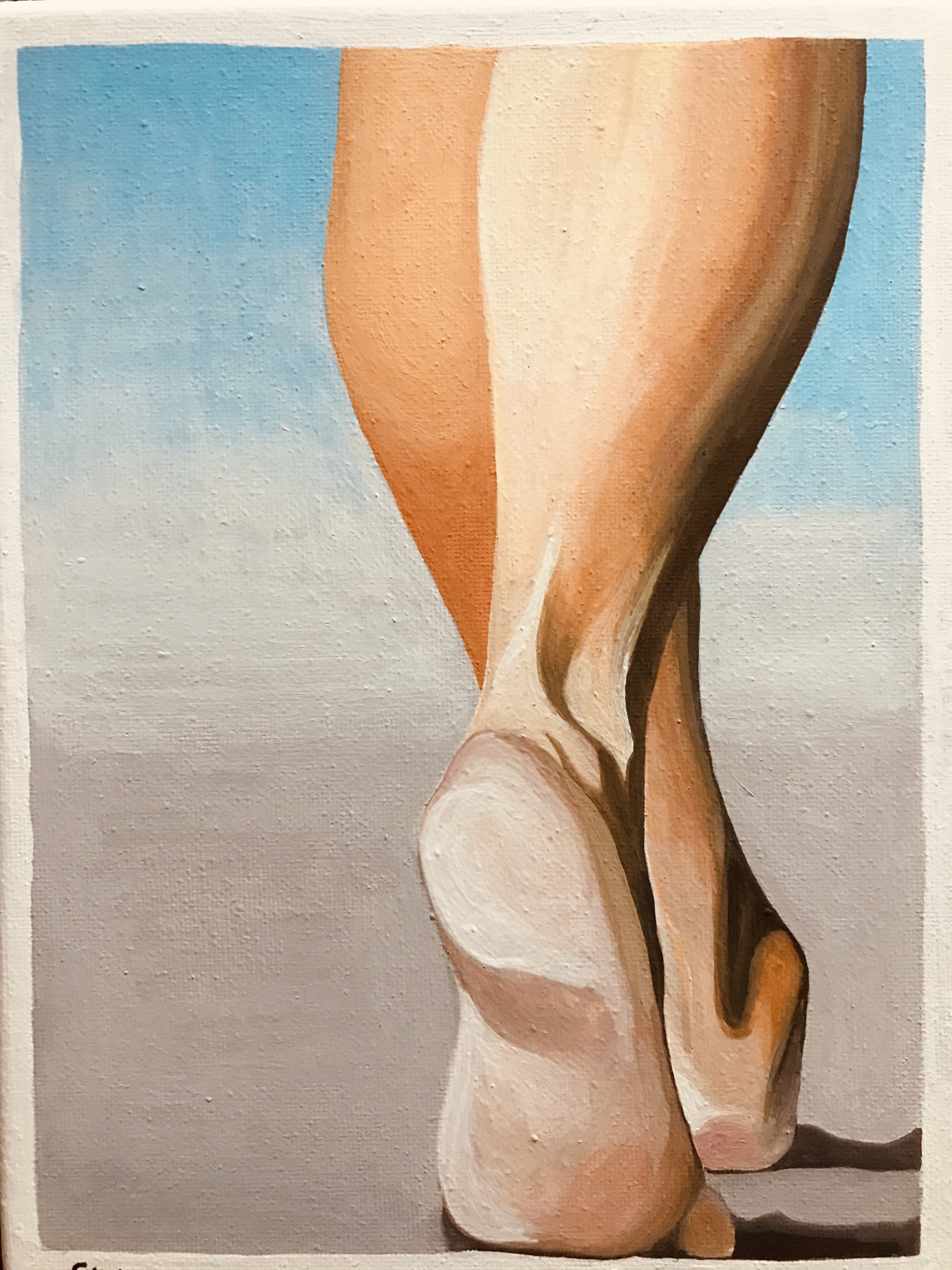 her leg* by Gayan* Jayasinghe*