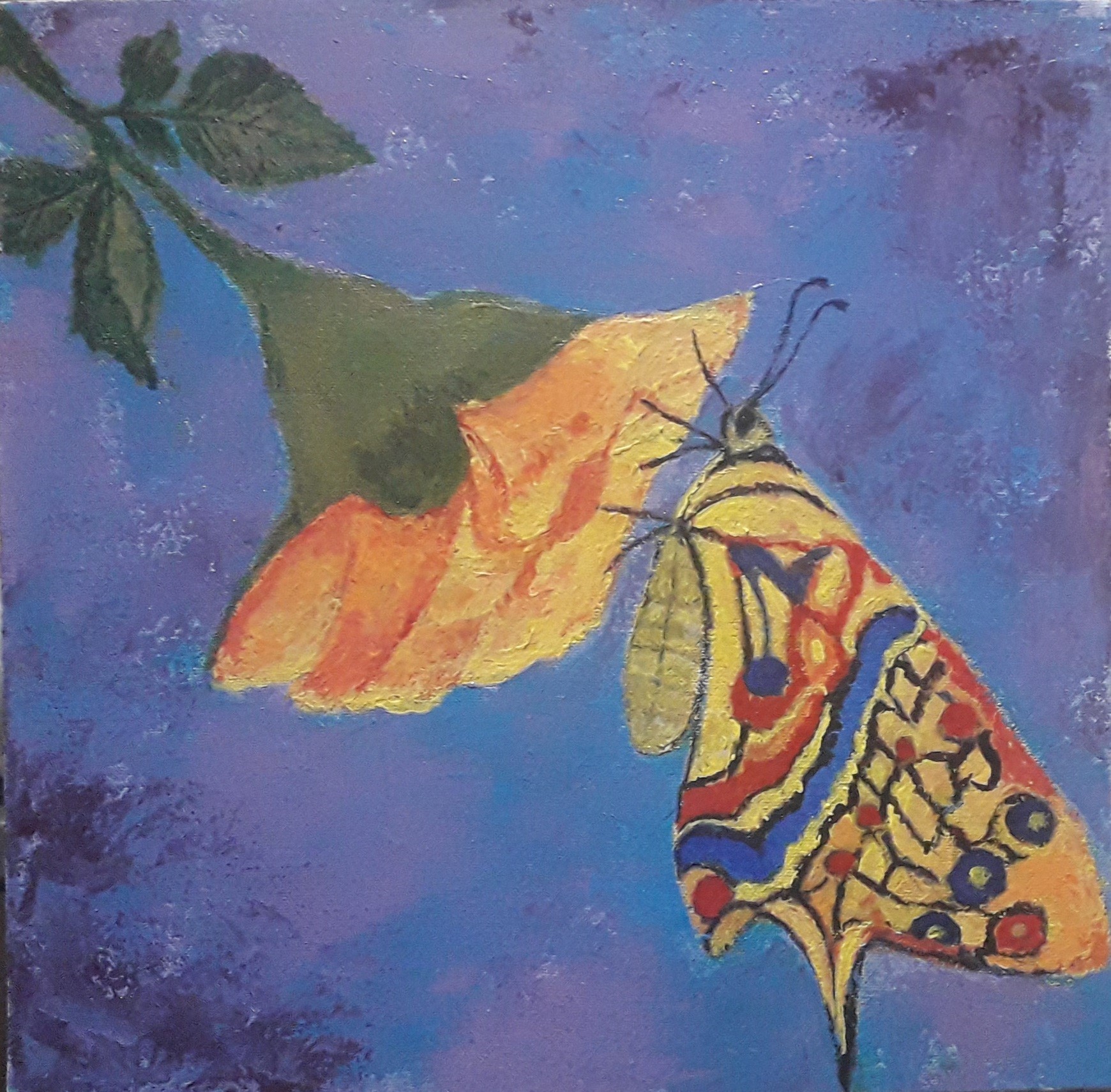 Butterfly & Flower by Simpson David