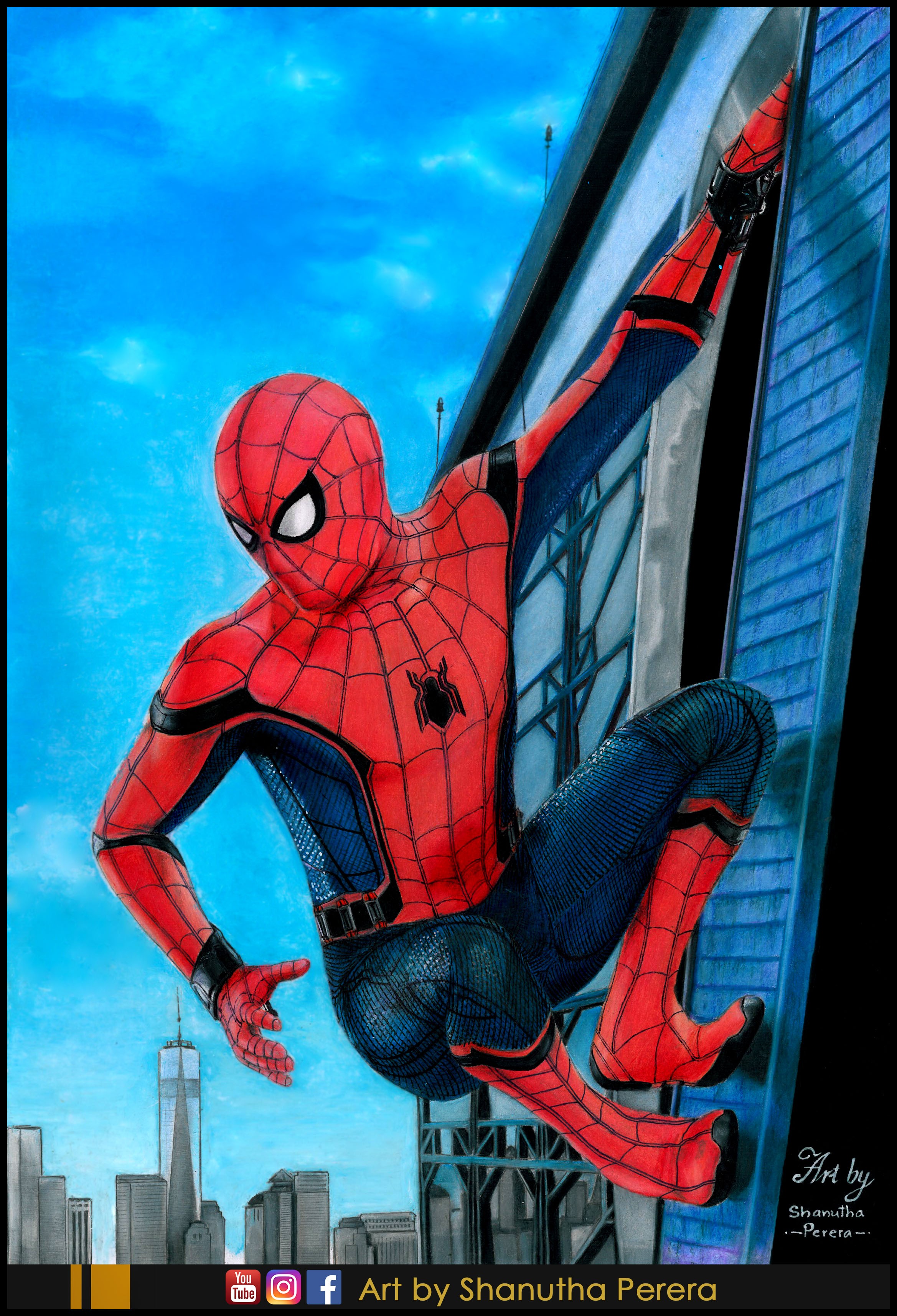 Spider-Man Homecoming Art Print by Shanutha Perera