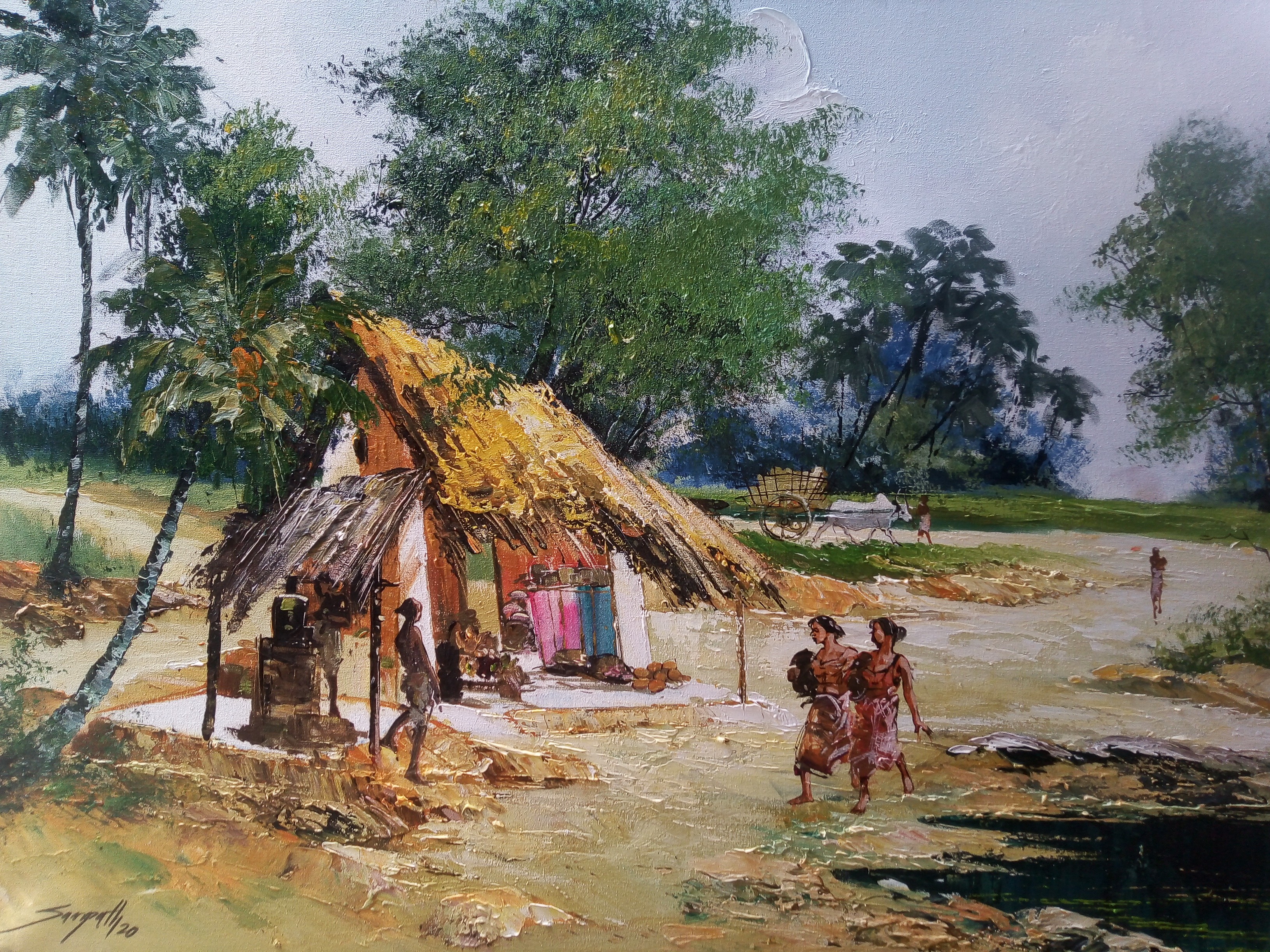 Village scenes by Sampath Niroshan