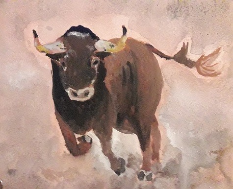 Charging Bull by Simpson David