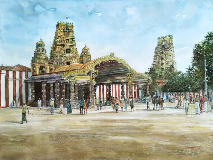 NALLUR KOVIL JAFFNA by RUWAN MAHINDAPALA