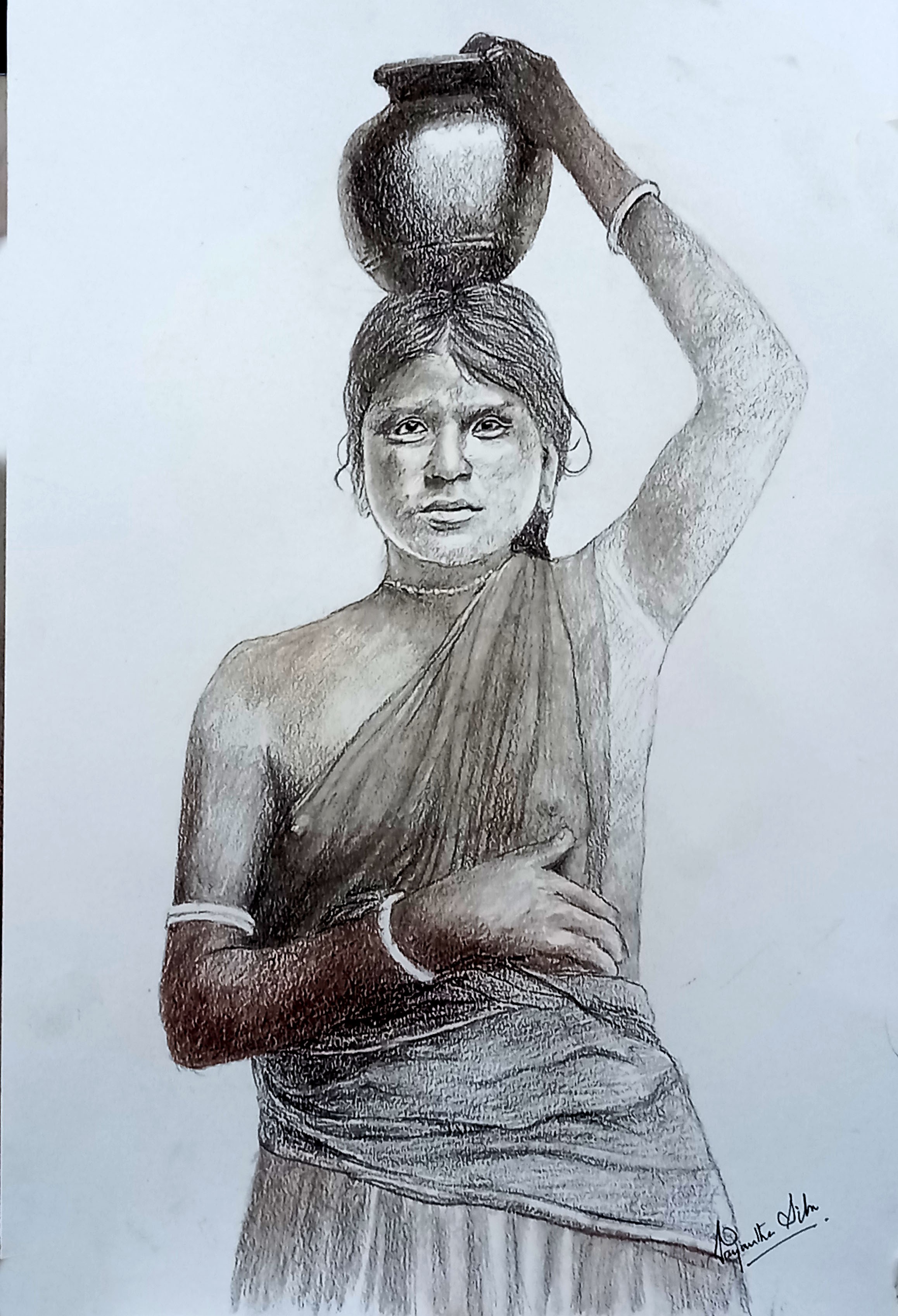 Rodi Water Girl by Jayantha Silva