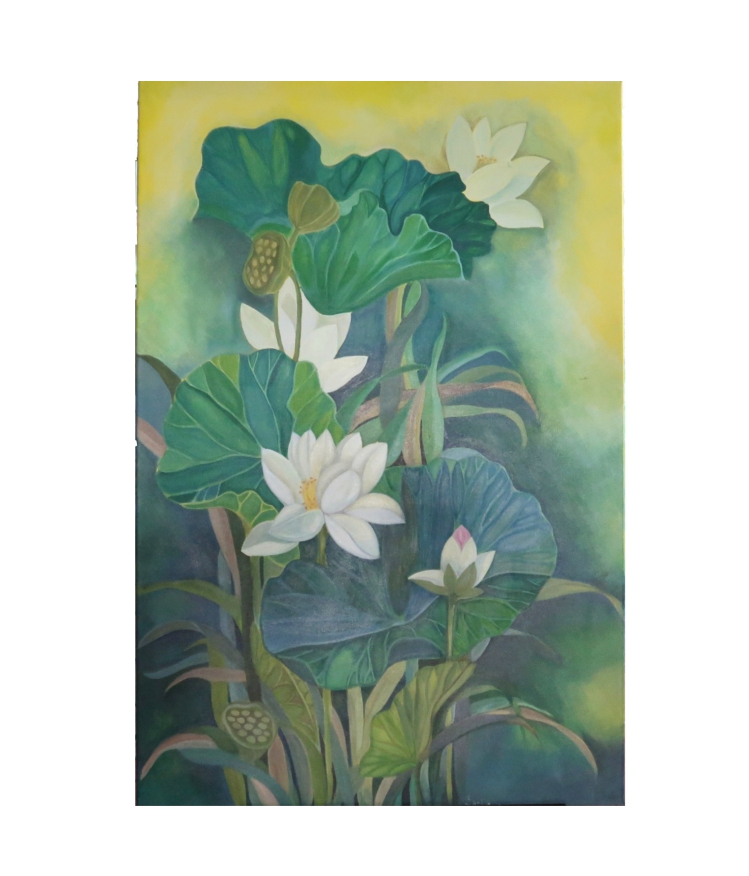 White Lotus Garden by Sanka Wimaladharma
