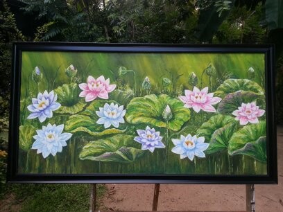 Lotus lake by w.roshan sarathchanda mendis Mendis