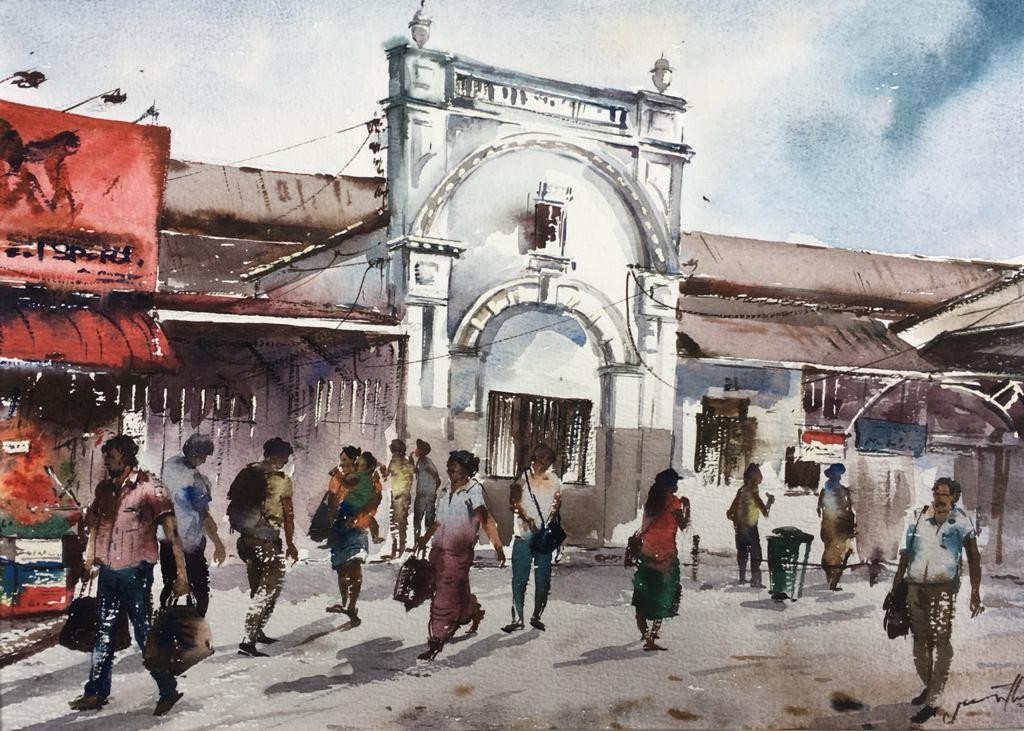 Colombo Fort Railway Station by Jeewantha Samarakoon