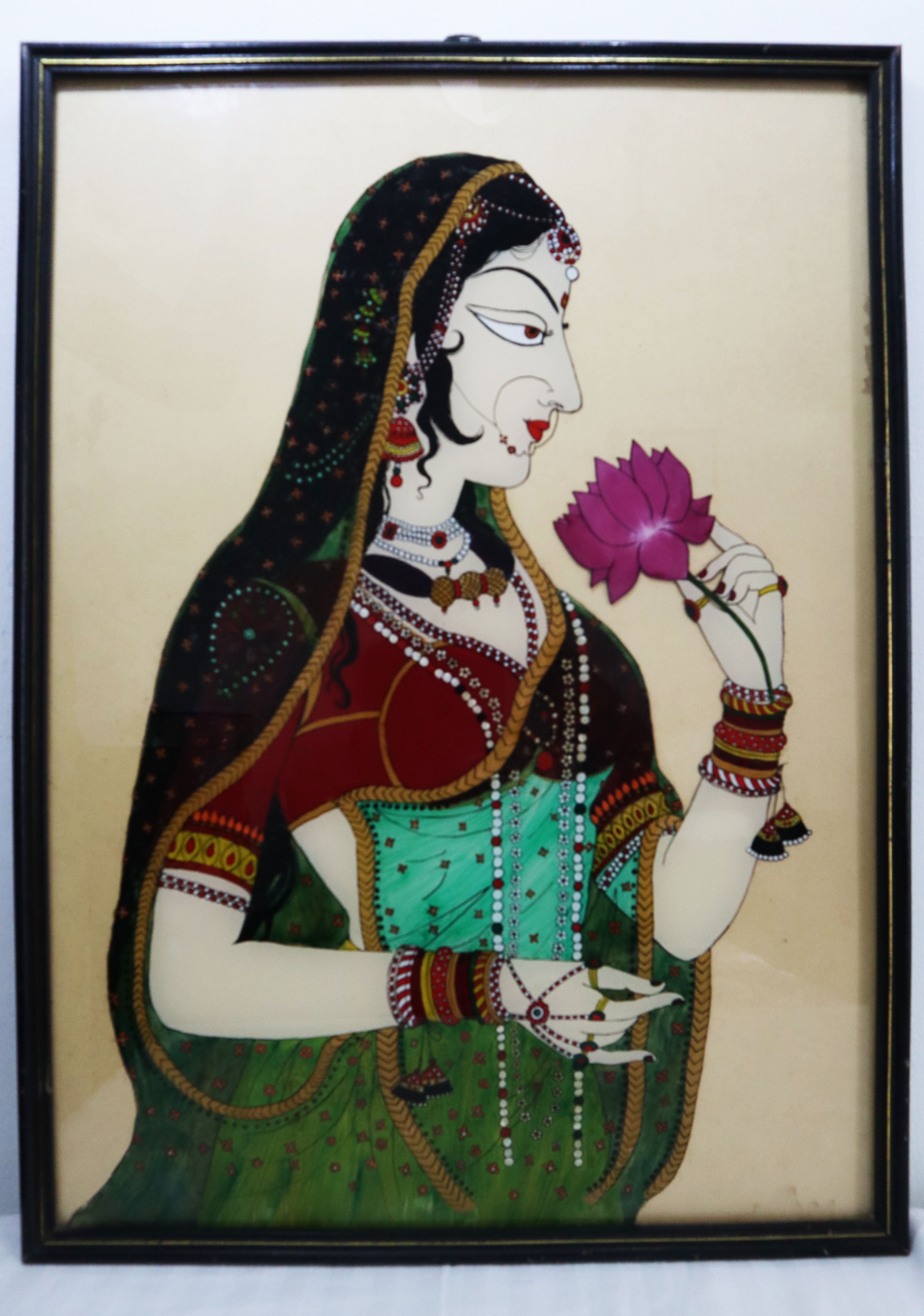 Glass painting by Abhi Kurukkal