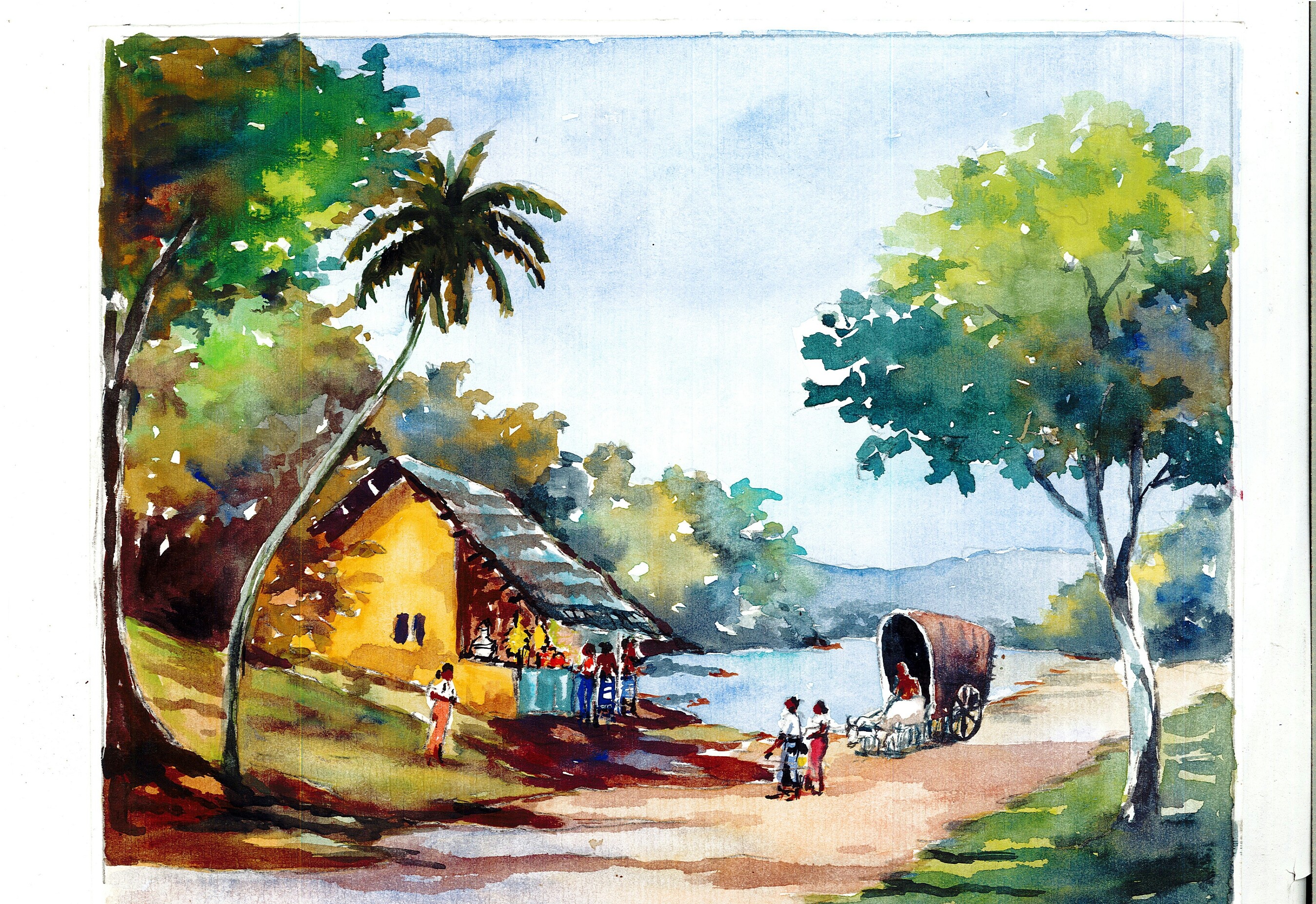 Village by Mangala Madanayake
