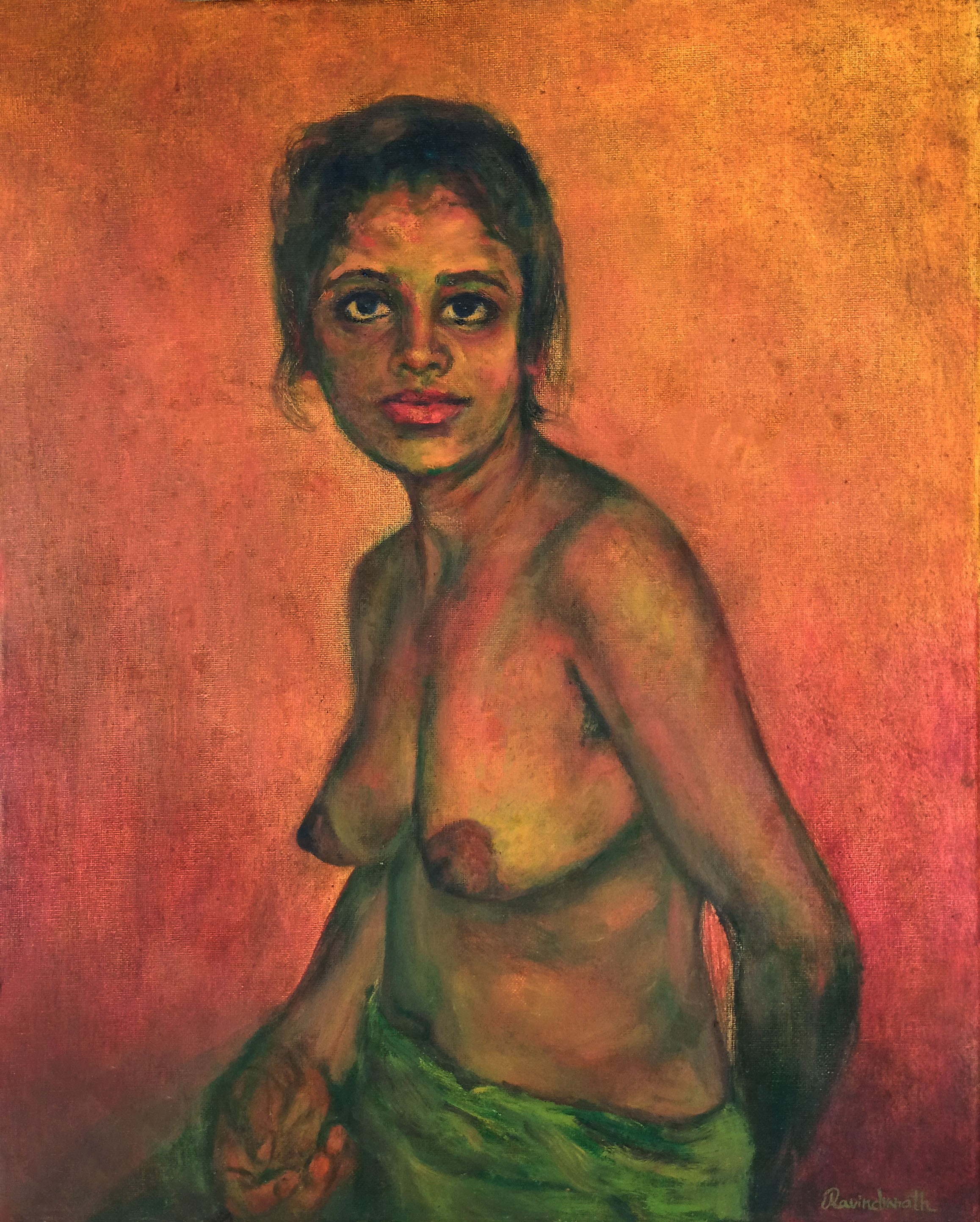 Female nude by Ravindranath Jayasekera