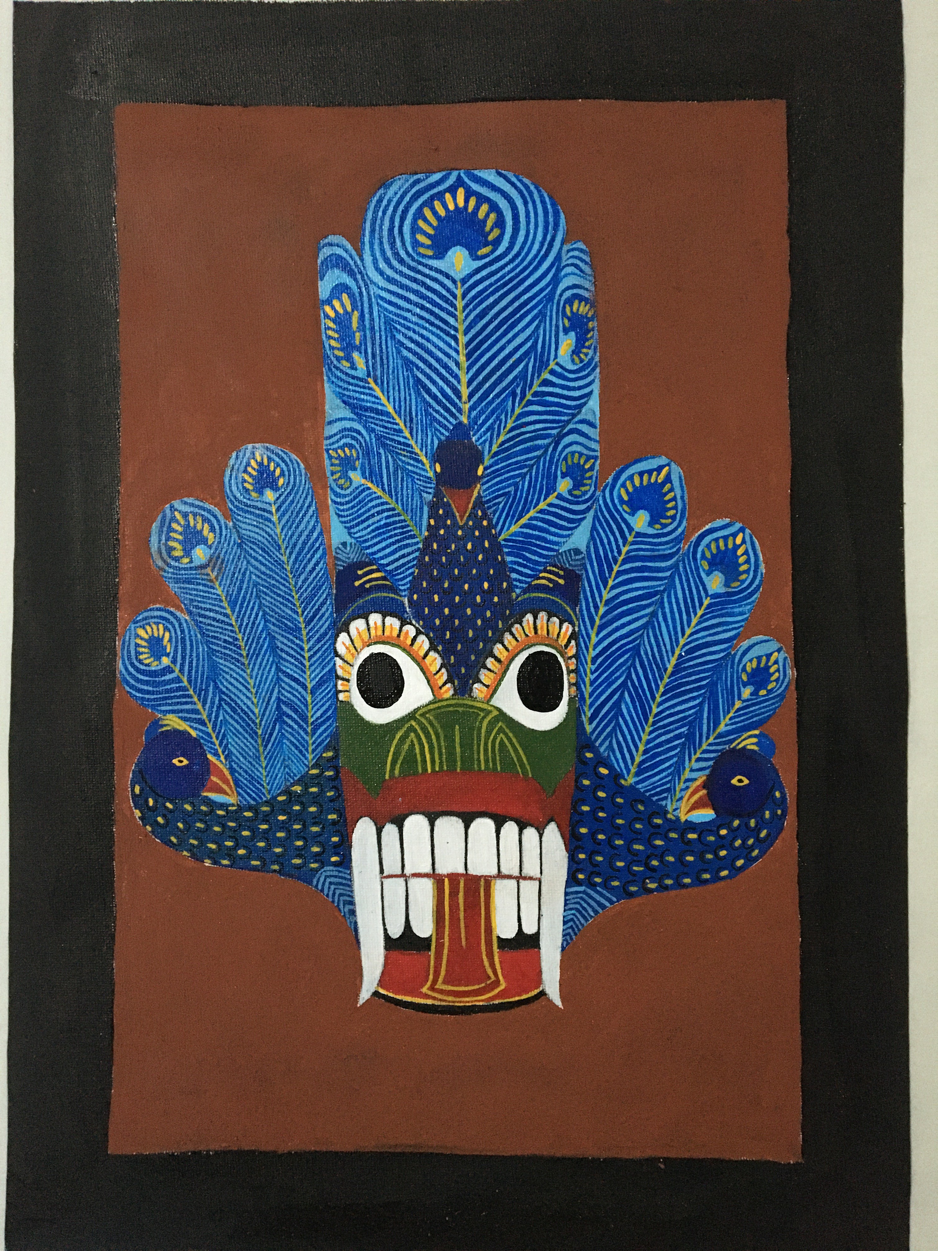 Mayura Raksha Devil Mask by Maleesha samararathne