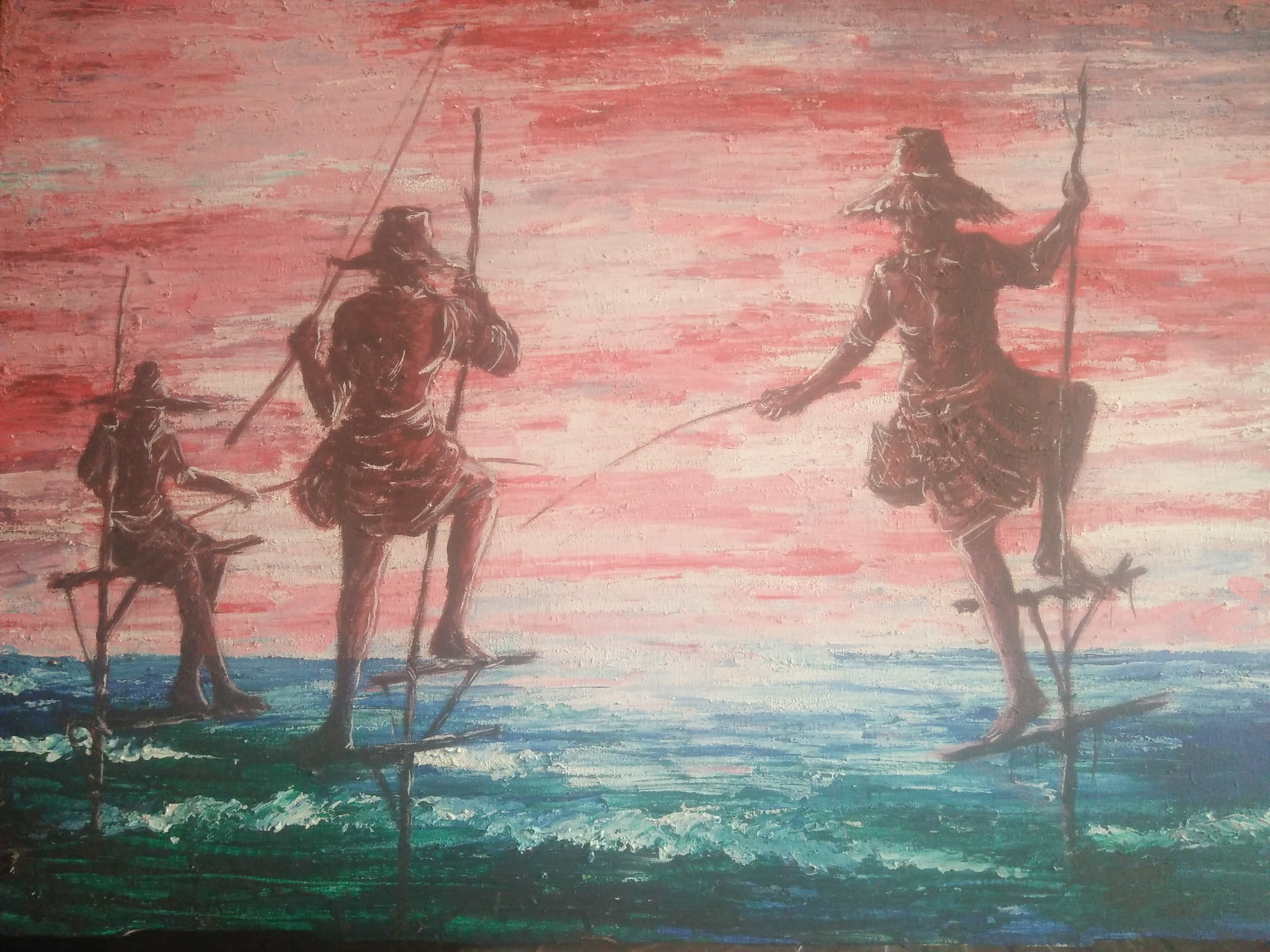 Paint and Psarádes by Ajith Rohana