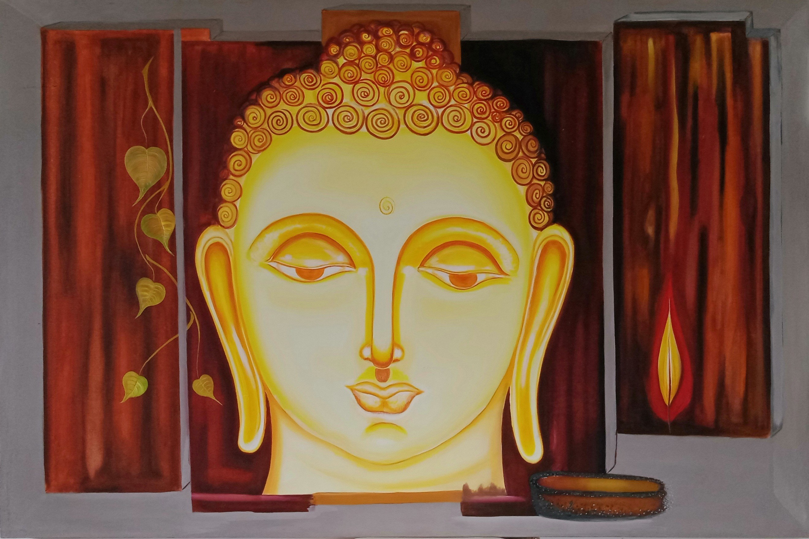 The Lord Buddha by Madhawa Chandraratne